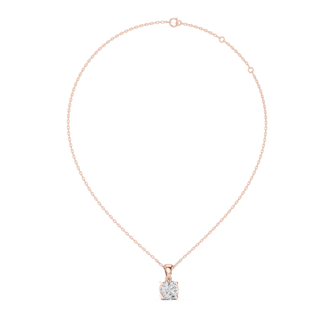 Solitaire Diamond Pendant