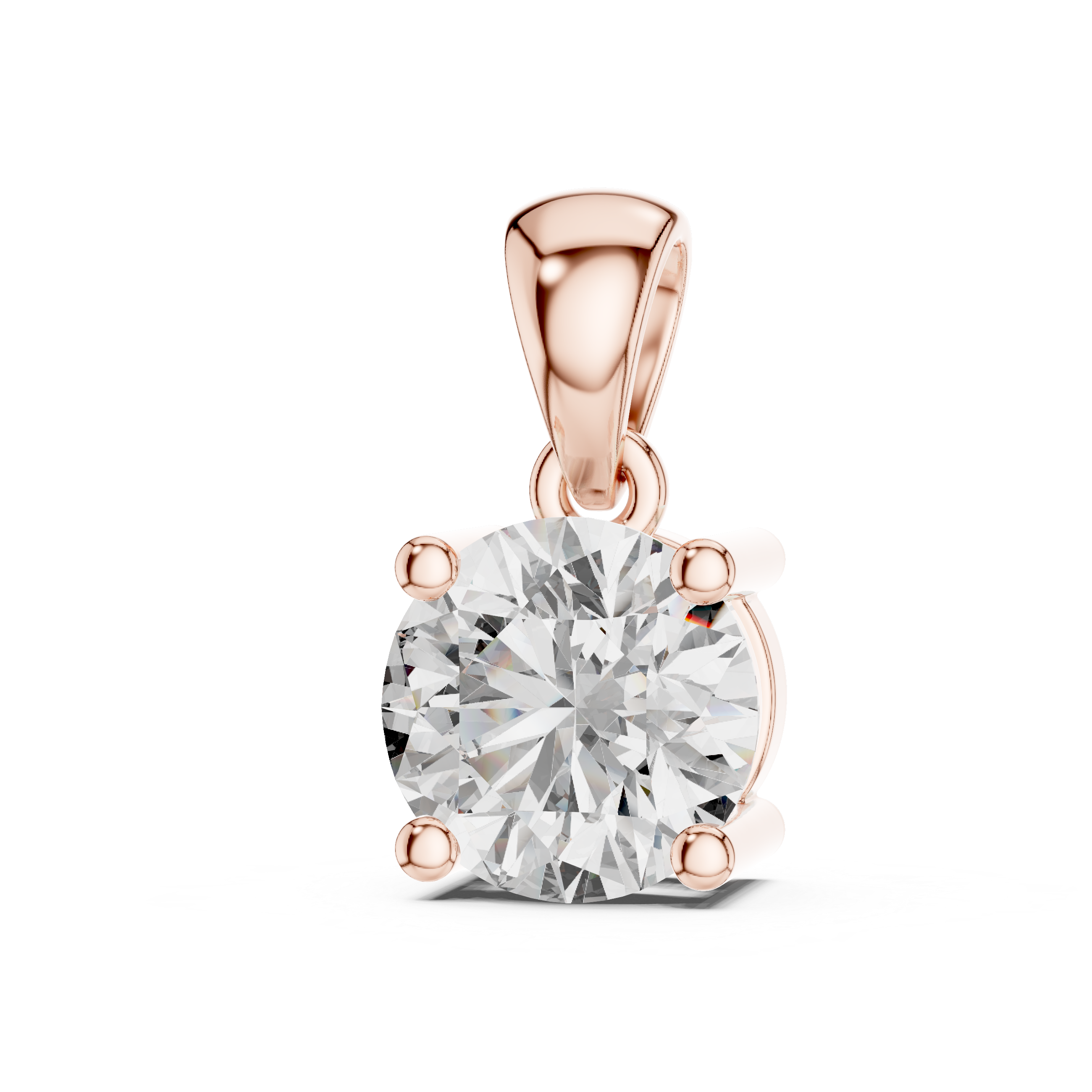 Solitaire Diamond Pendant