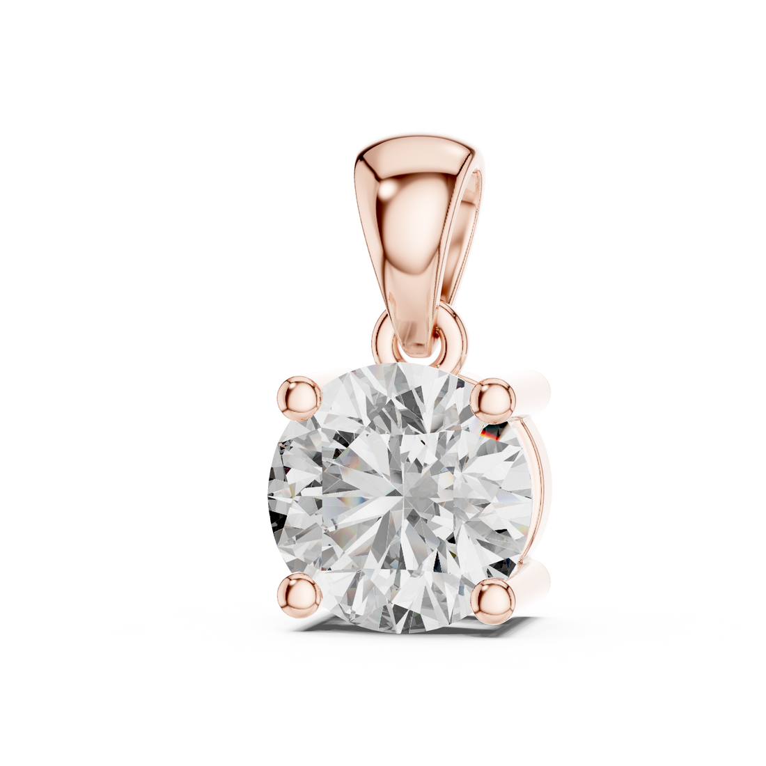 Solitaire Diamond Pendant