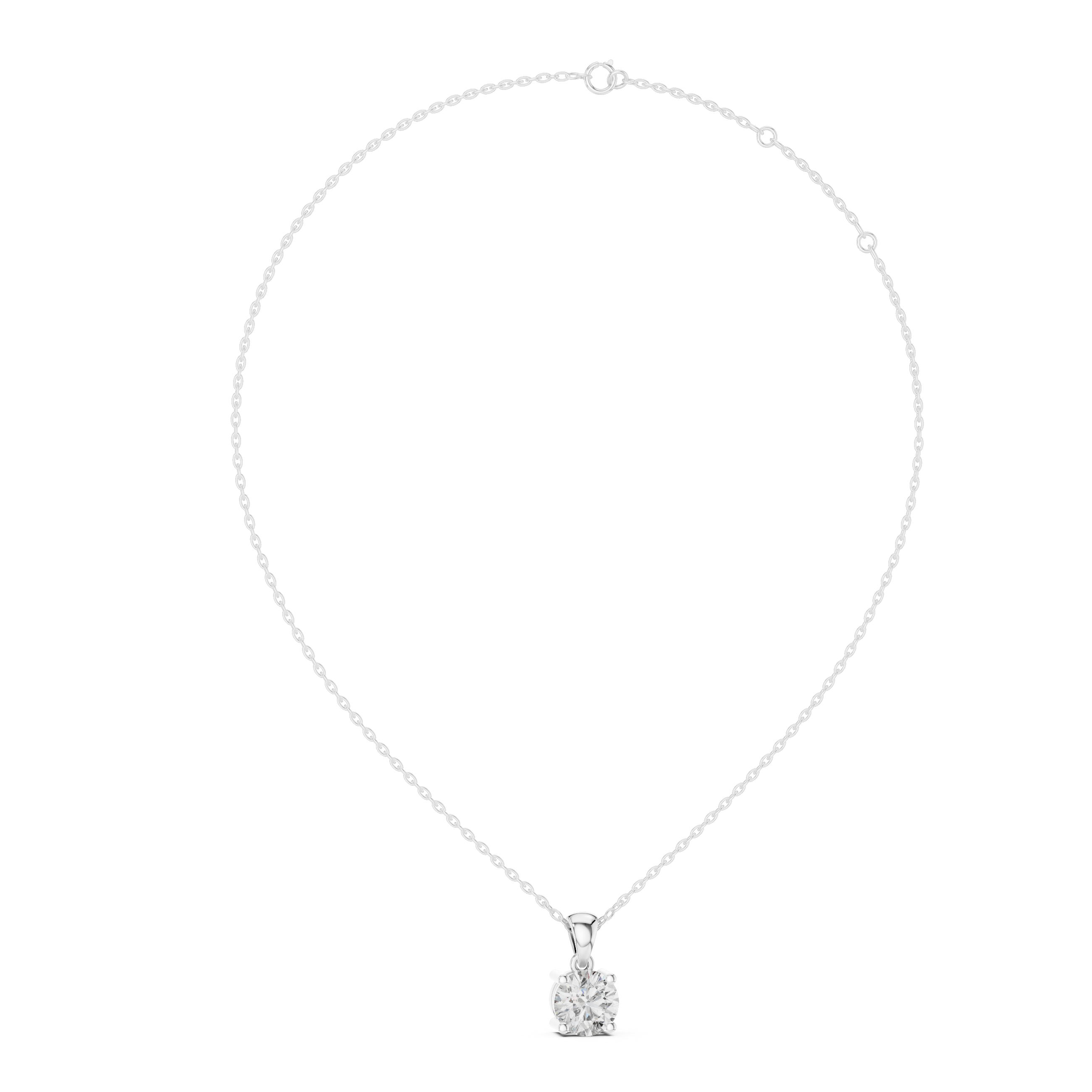Solitaire Diamond Pendant