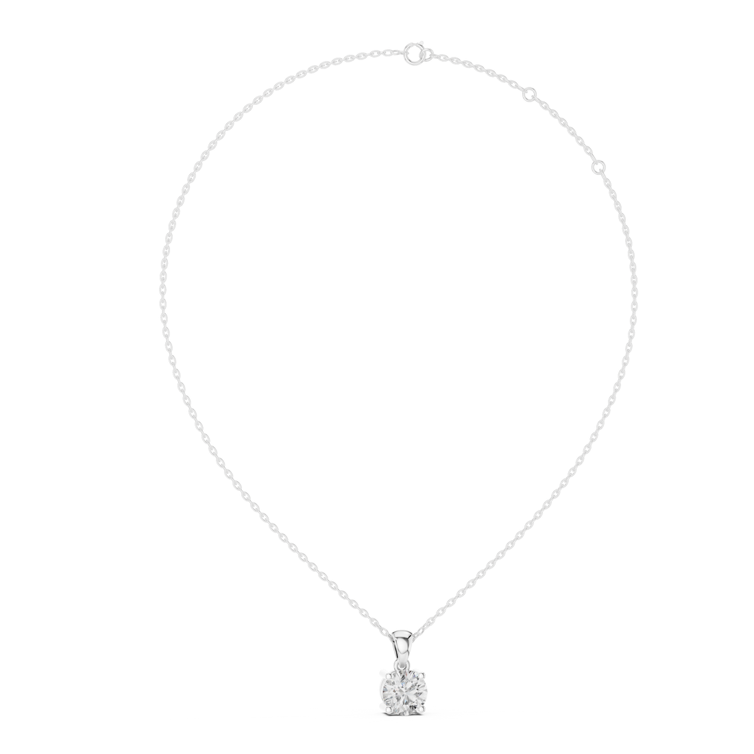 Solitaire Diamond Pendant