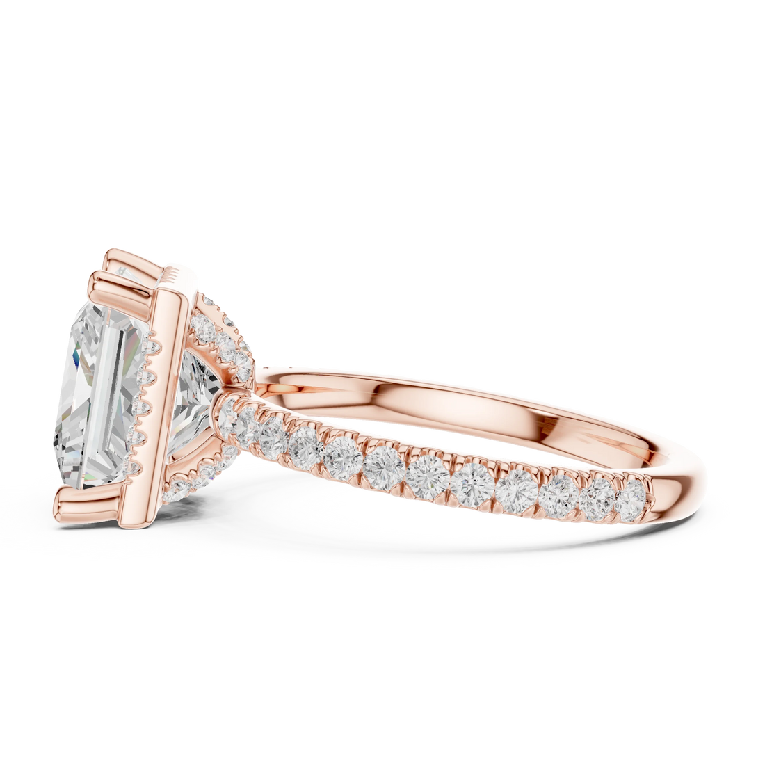 Seth Regalia Princess Diamond Ring
