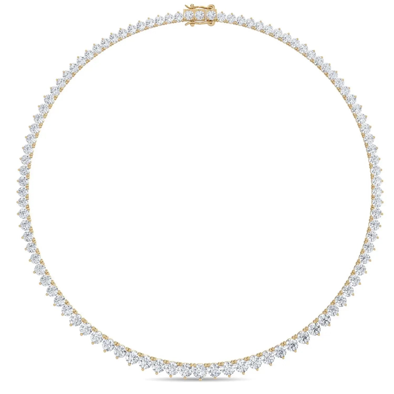 Lab Grown Diamond Tennis Necklace
