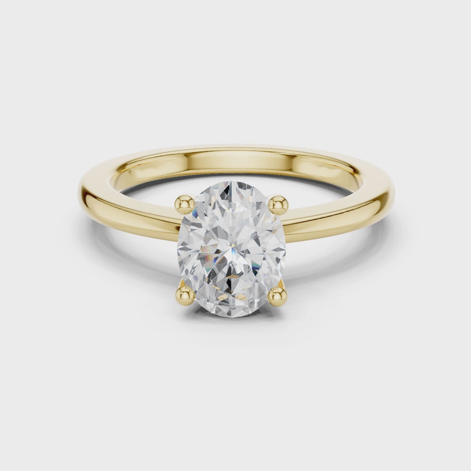 Celestial Oval Brilliance Diamond Ring