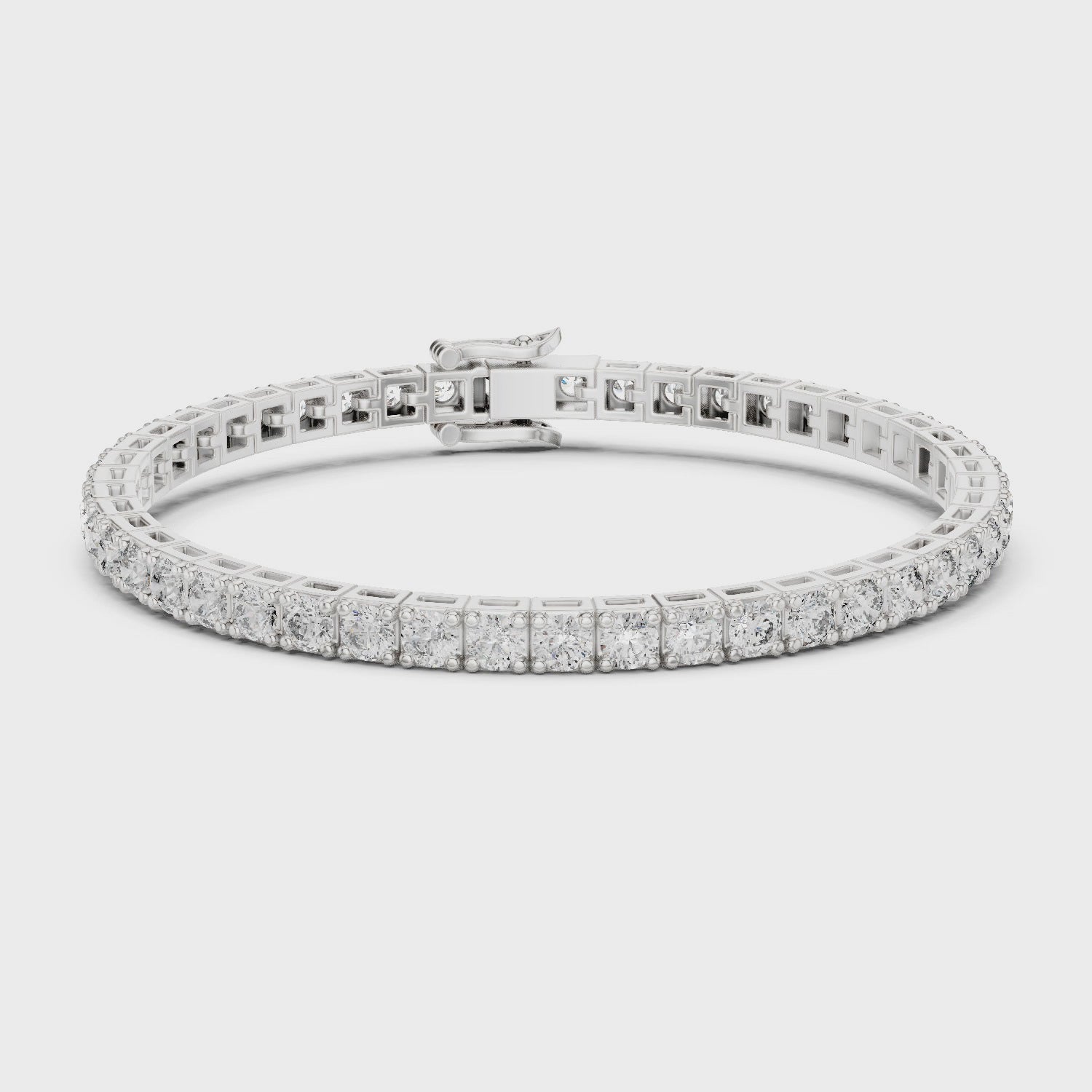 Classic Round Diamond Tennis Bracelet