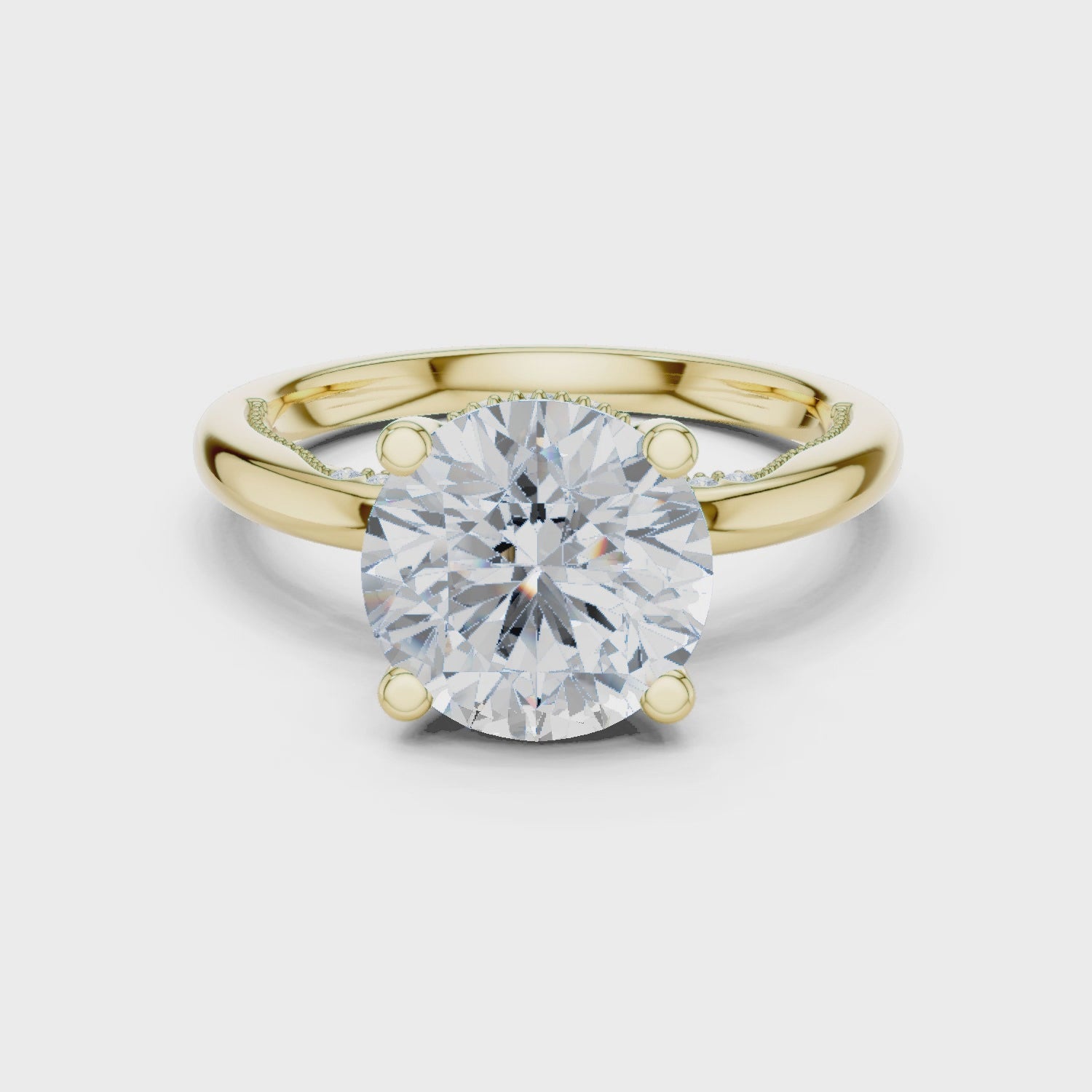 Zeke Luminara Round Diamond Ring