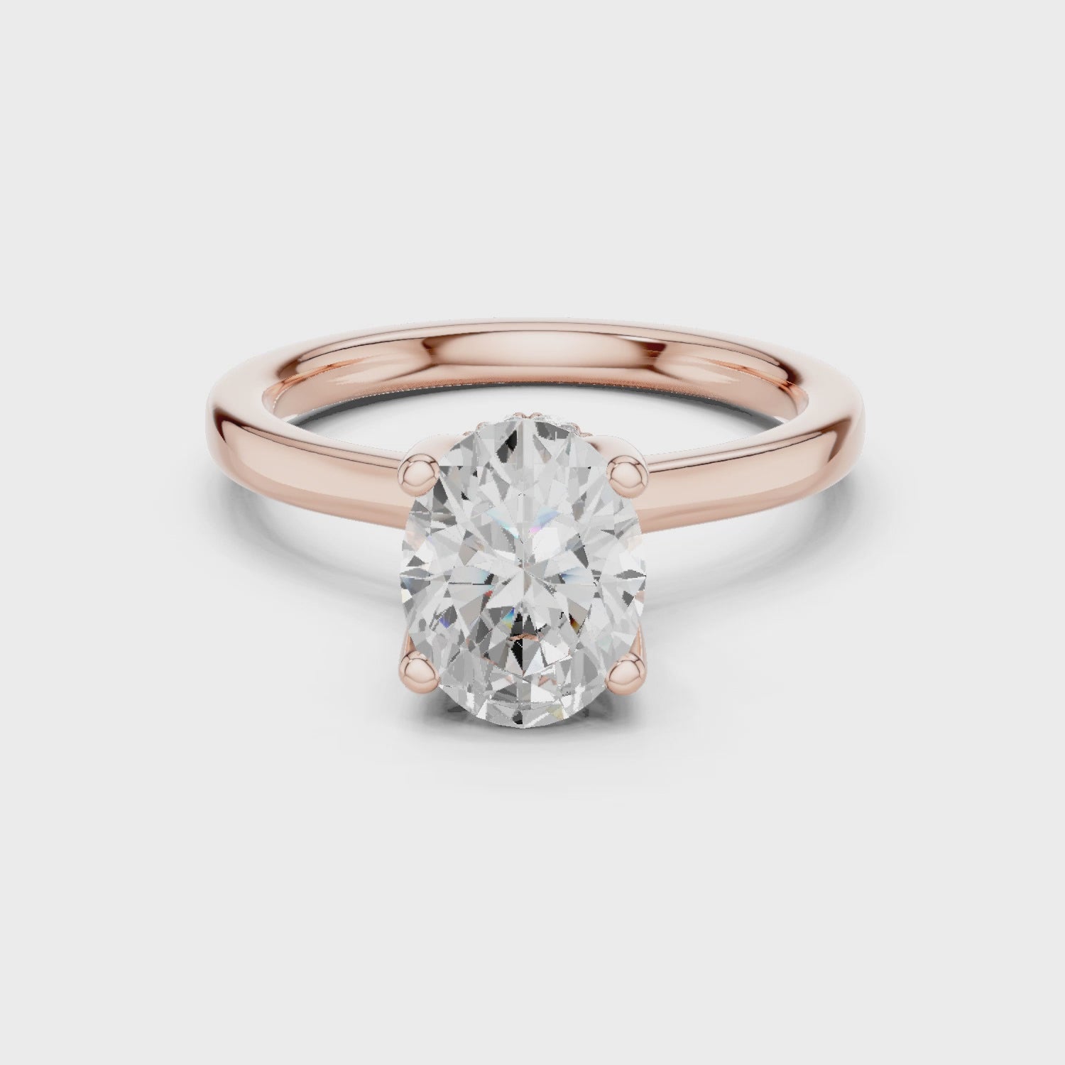 Odette Aurelia Oval Diamond Ring
