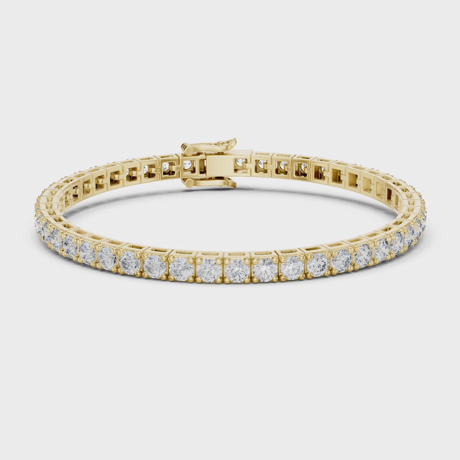 Classic Round Diamond Tennis Bracelet