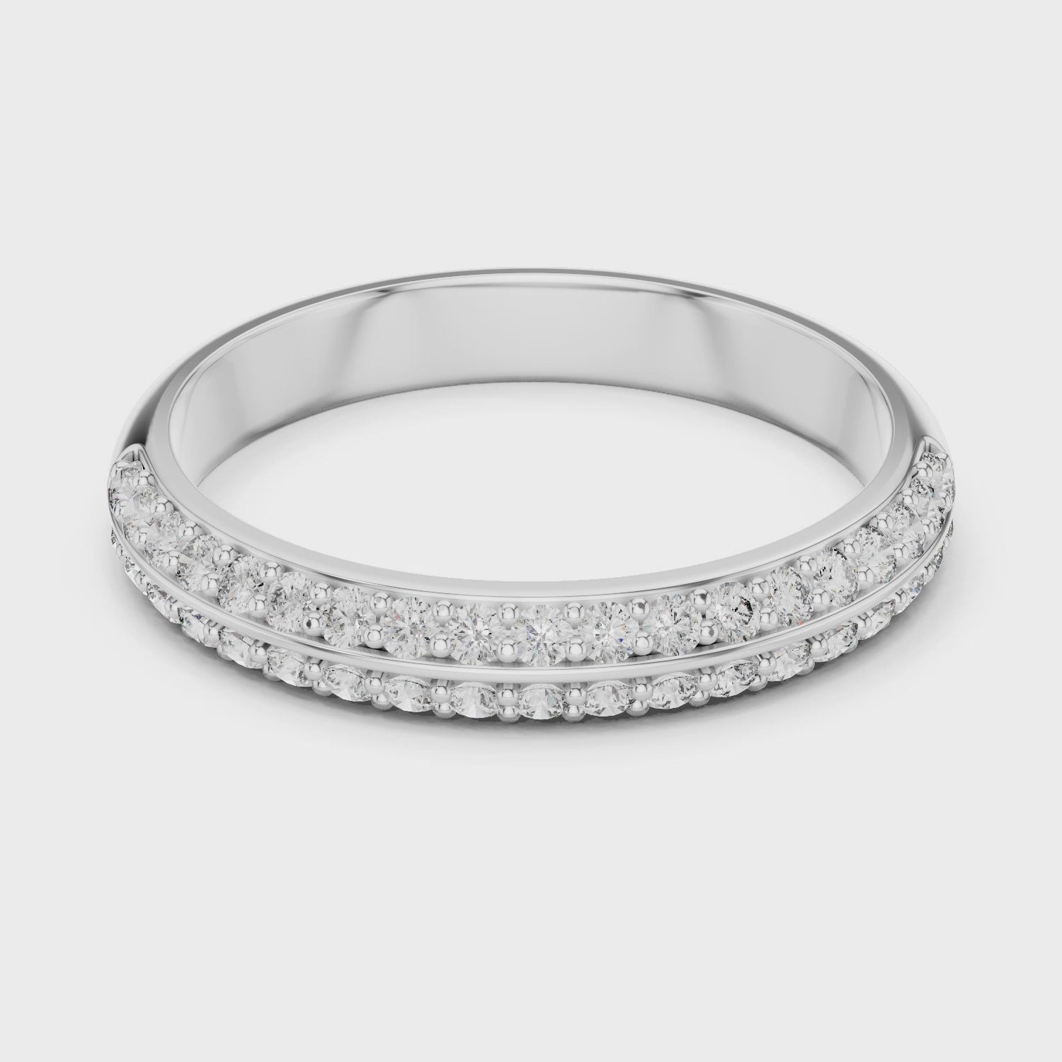 Dual Radiance Lab-Grown Diamond Eternity Band