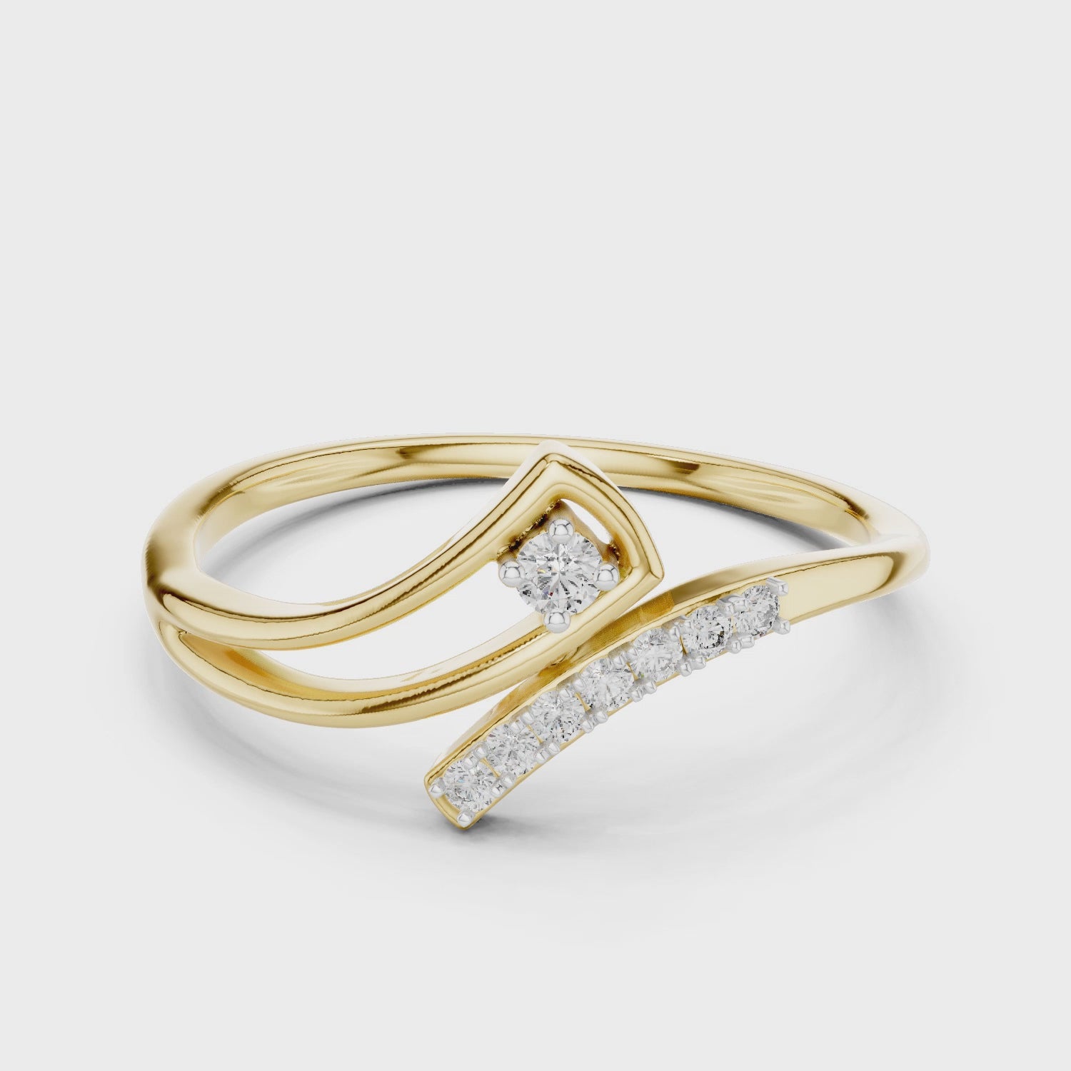 Twist Grace Lab-Grown Diamond Ring