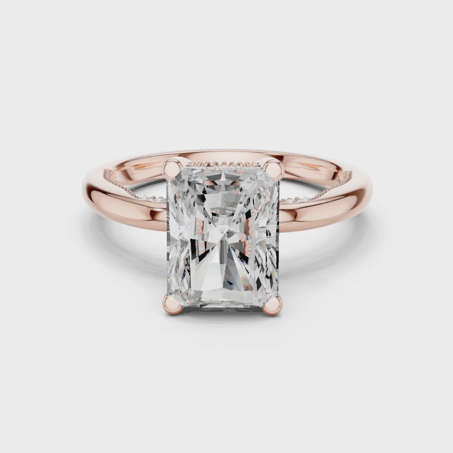 Zane Celestine Radiant Diamond Ring