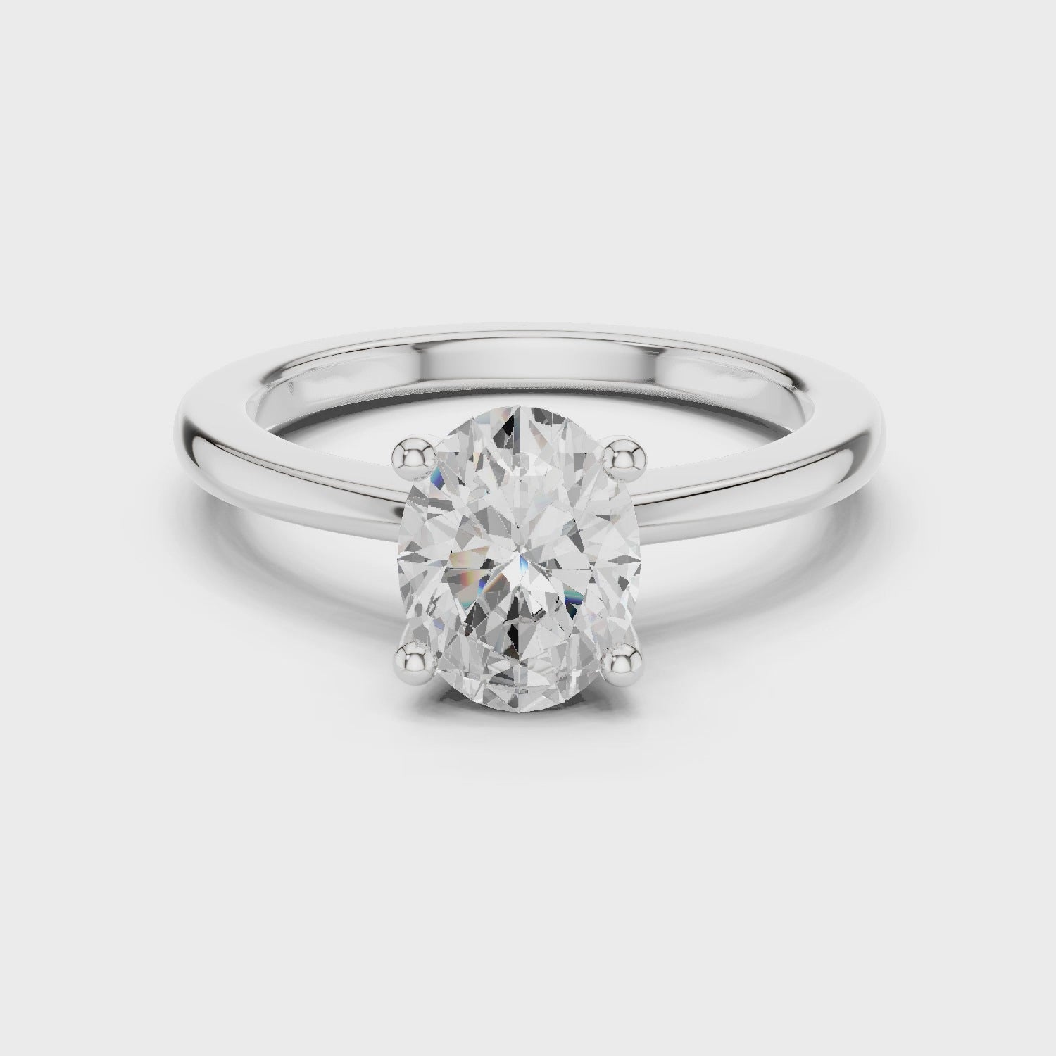 Celestial Oval Brilliance Diamond Ring