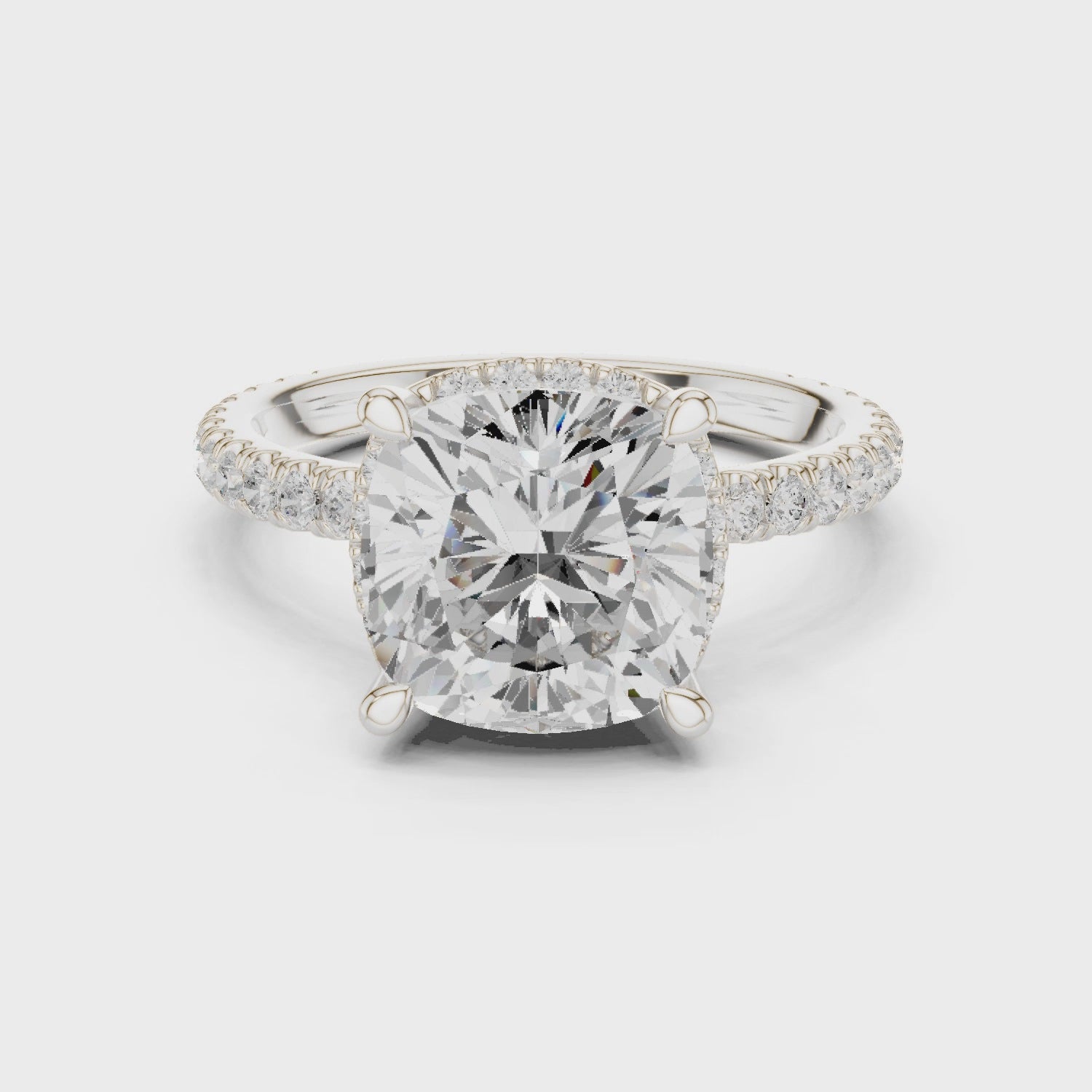 Penn Luminous Oval Solitaire Diamond Ring