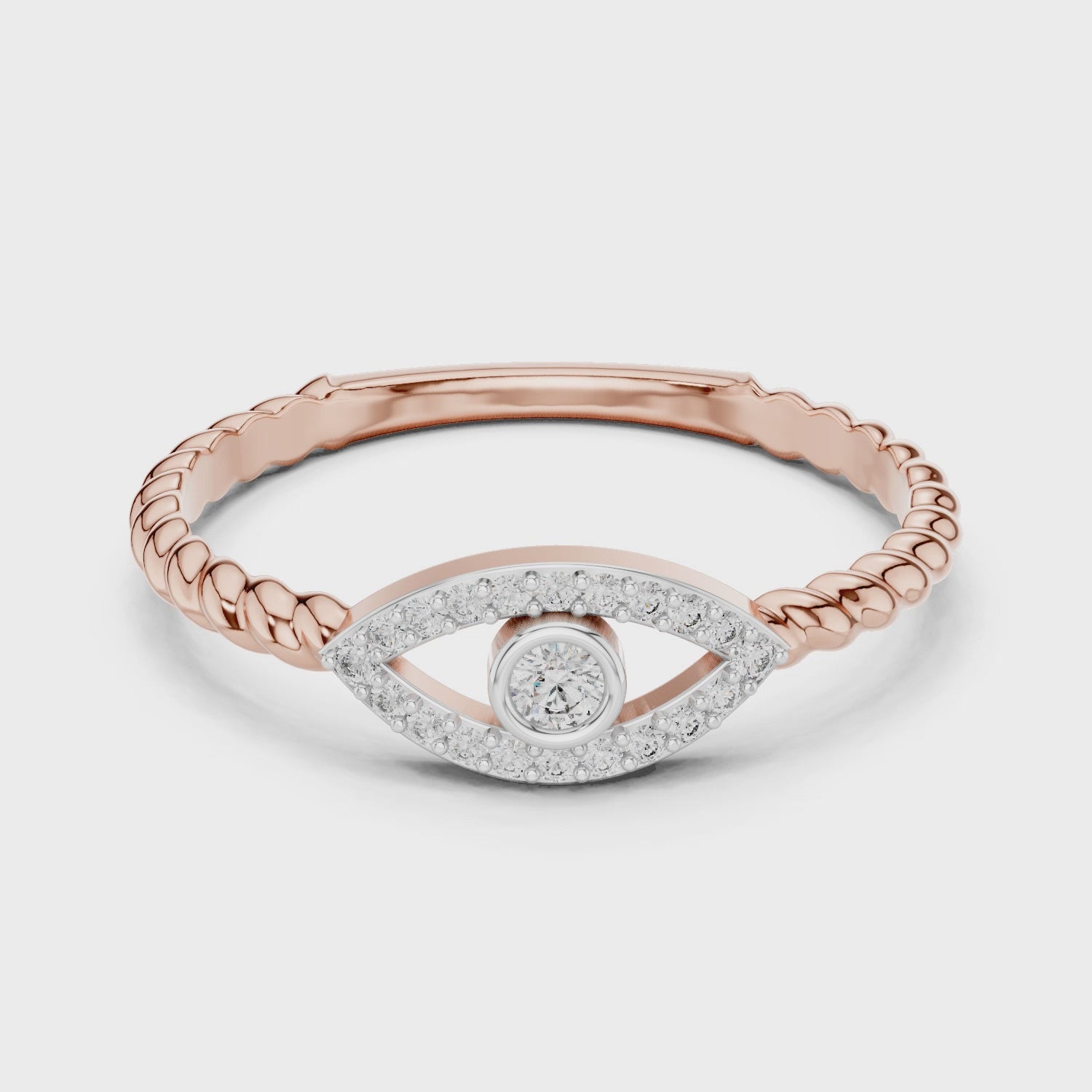 Eternal Eye Lab-Grown Diamond Band Ring