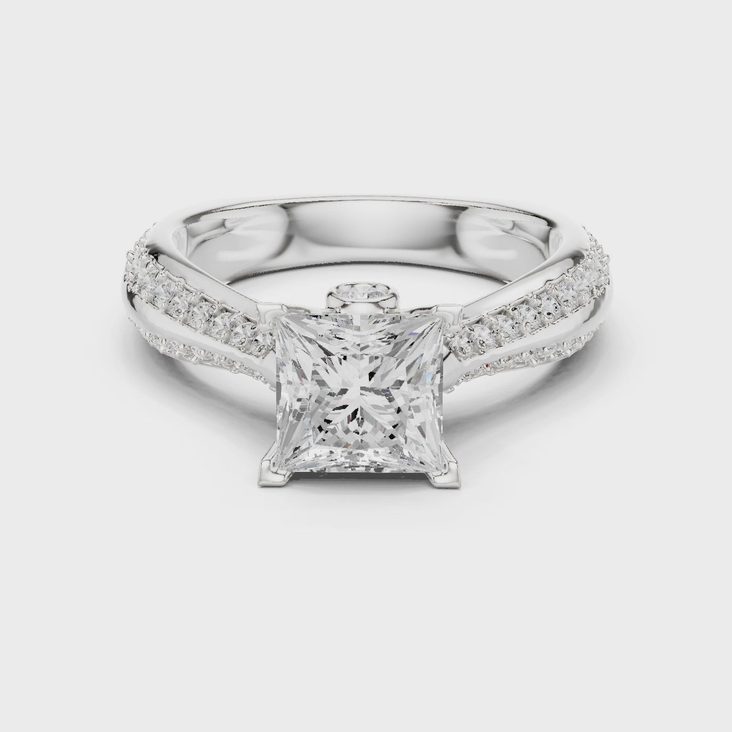 Princess Cut Diamond Engagement Ring