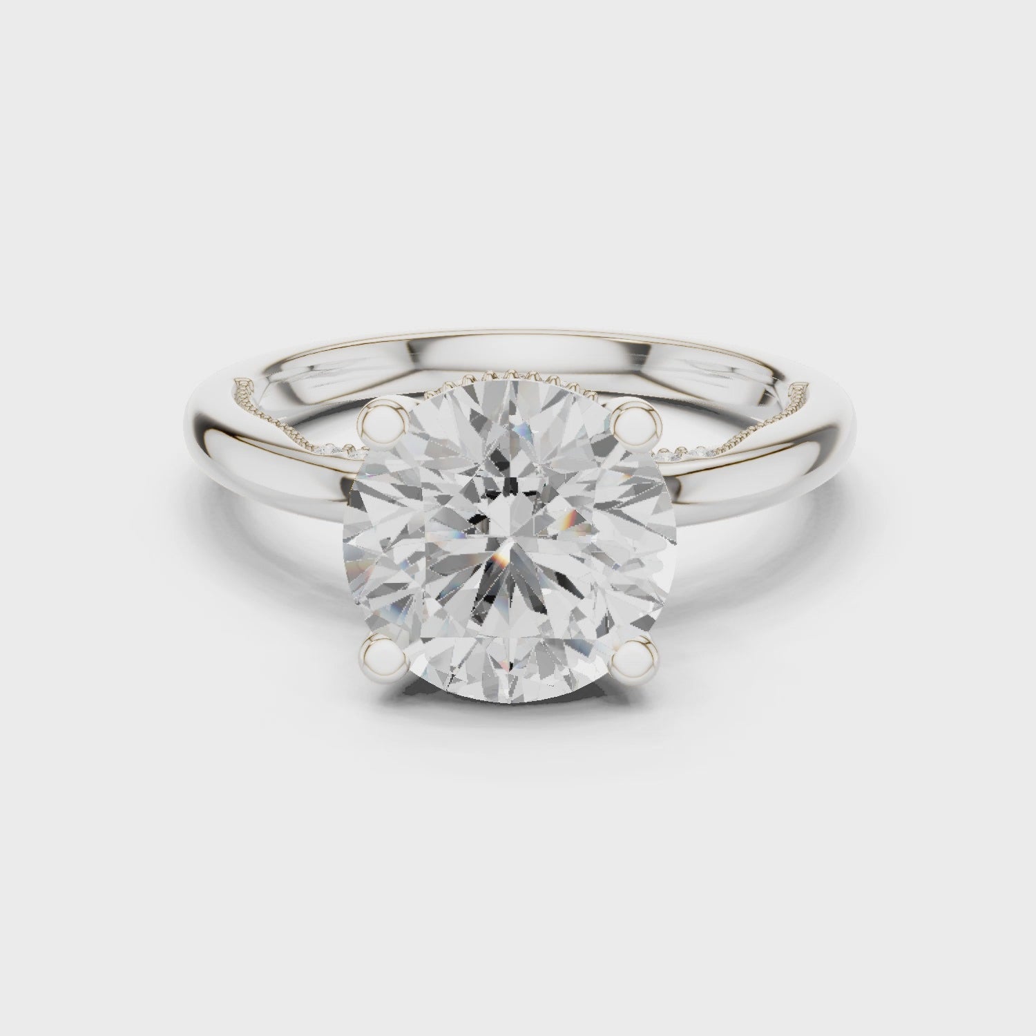 Zeke Luminara Round Diamond Ring
