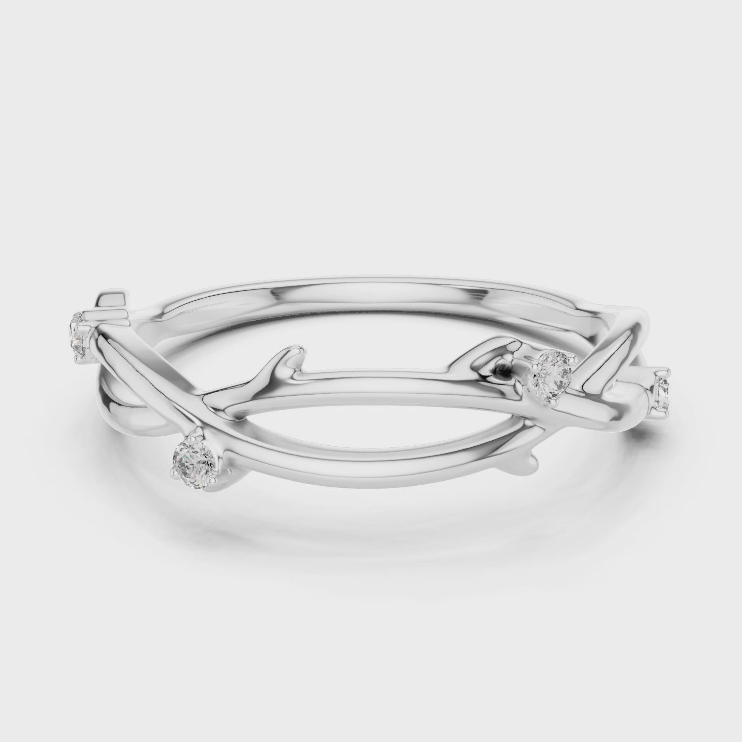 Golden Vine Lab-Grown Diamond Band