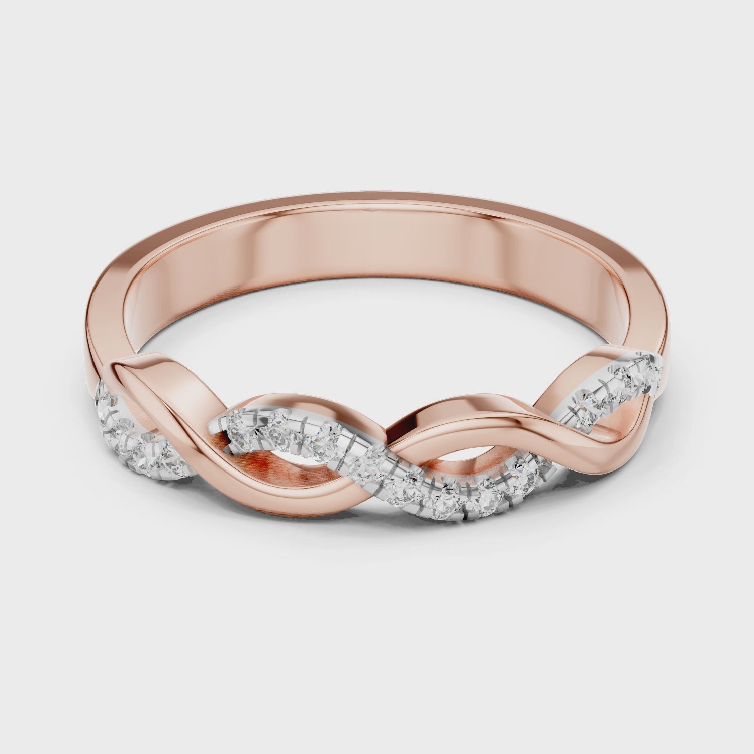 Eternal Wave Lab-Grown Diamond Band Ring