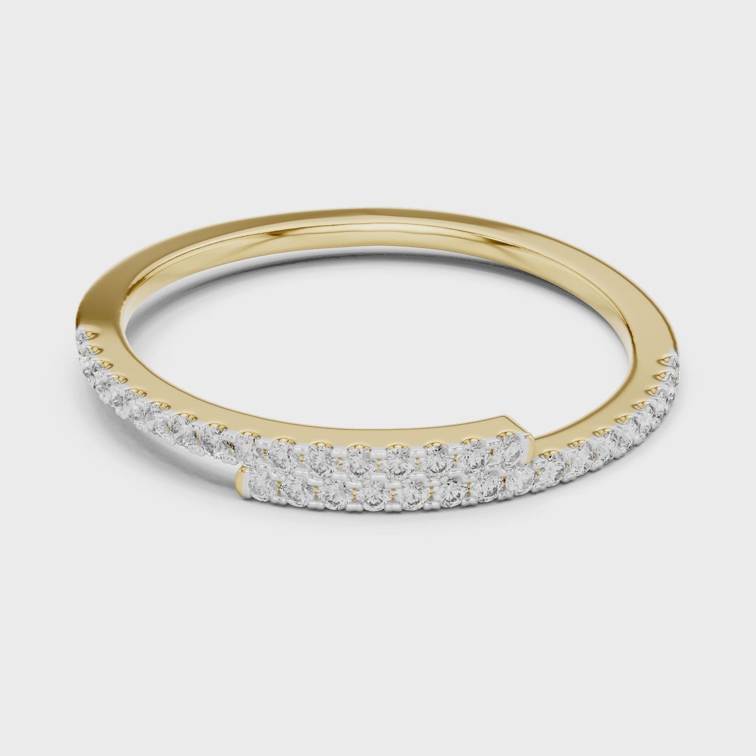 Halfway Brilliance Lab-Grown Diamond Band Ring