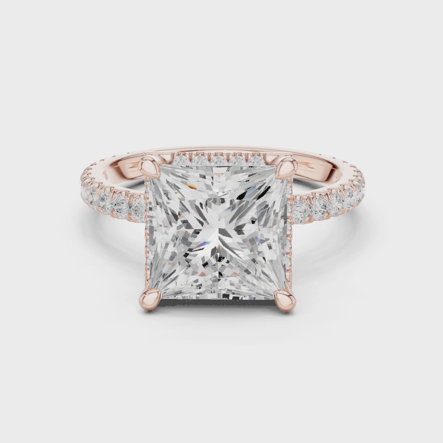 Seth Regalia Princess Diamond Ring