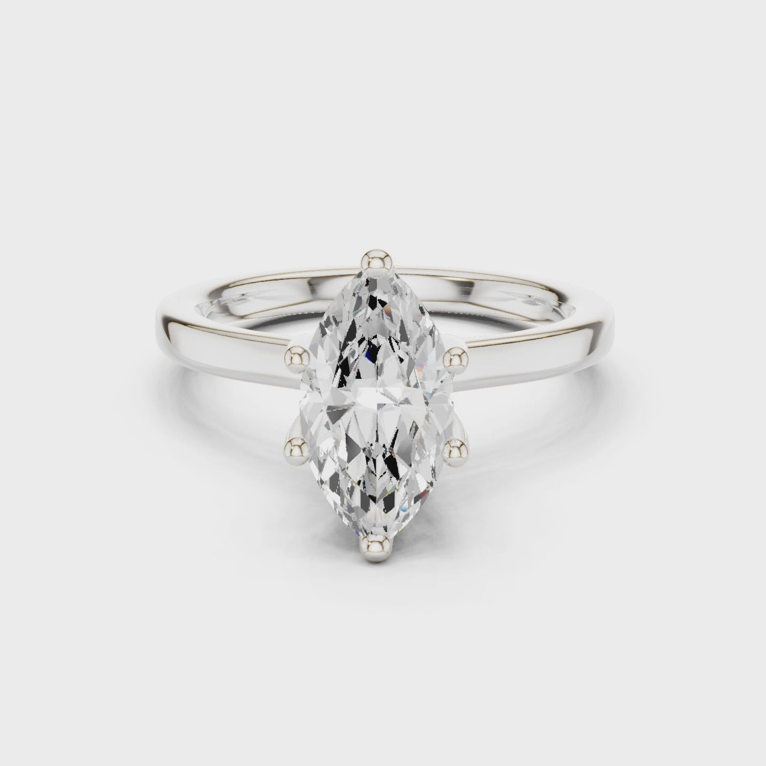 Nyra Aurelia Marquise Diamond Ring