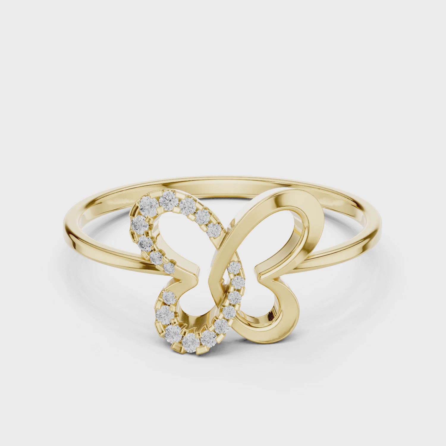Flutter Grace Butterfly Diamond Ring