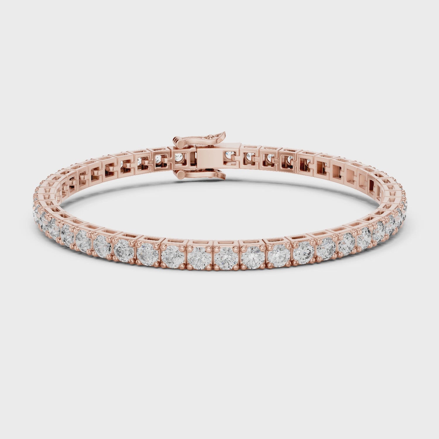 Classic Round Diamond Tennis Bracelet