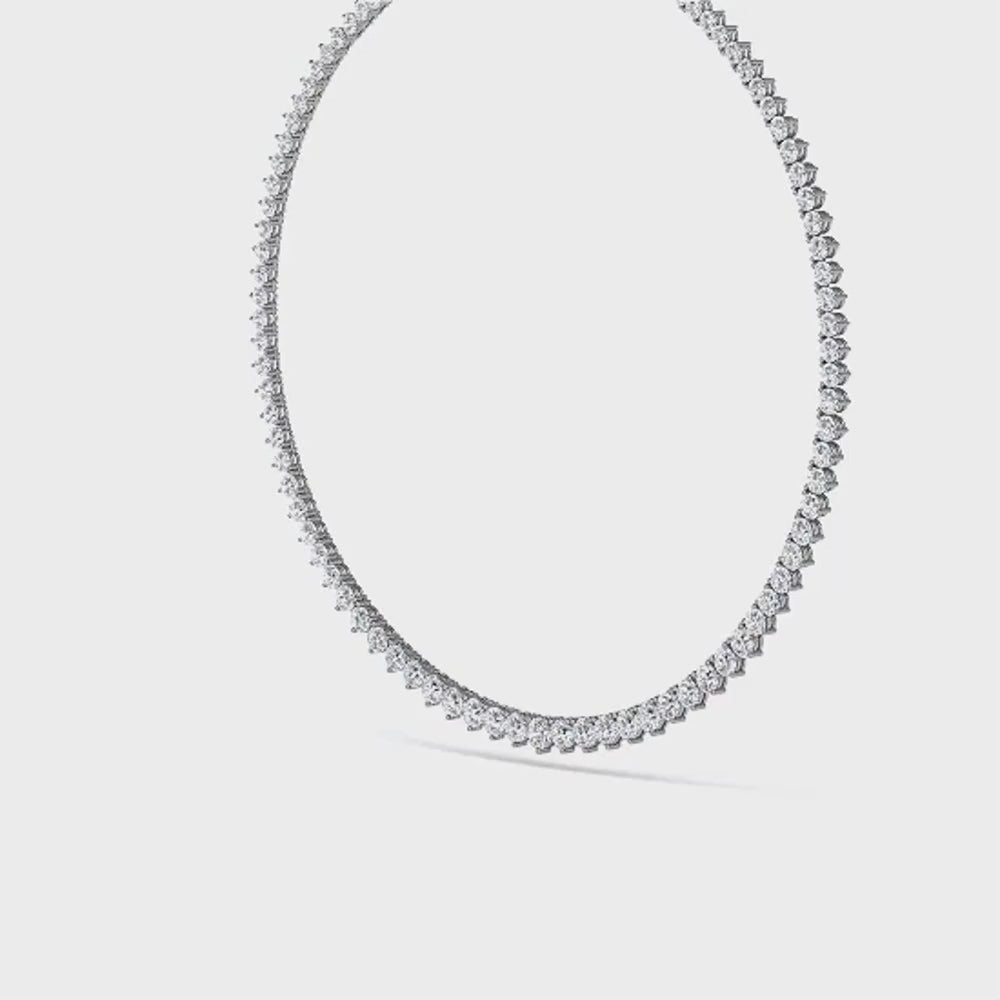 Lab Grown Diamond Tennis Necklace