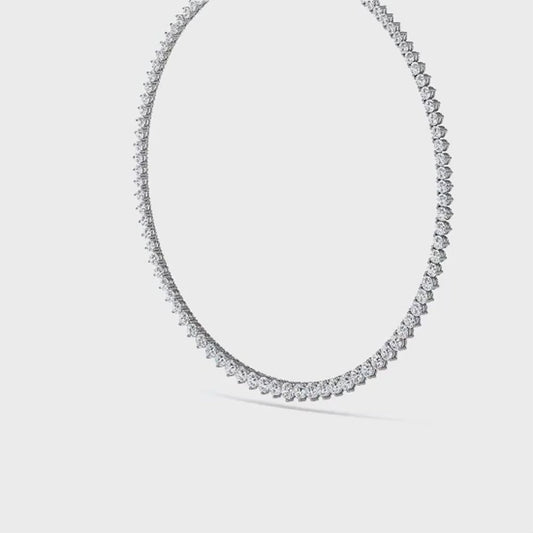 Lab Grown Diamond Tennis Necklace