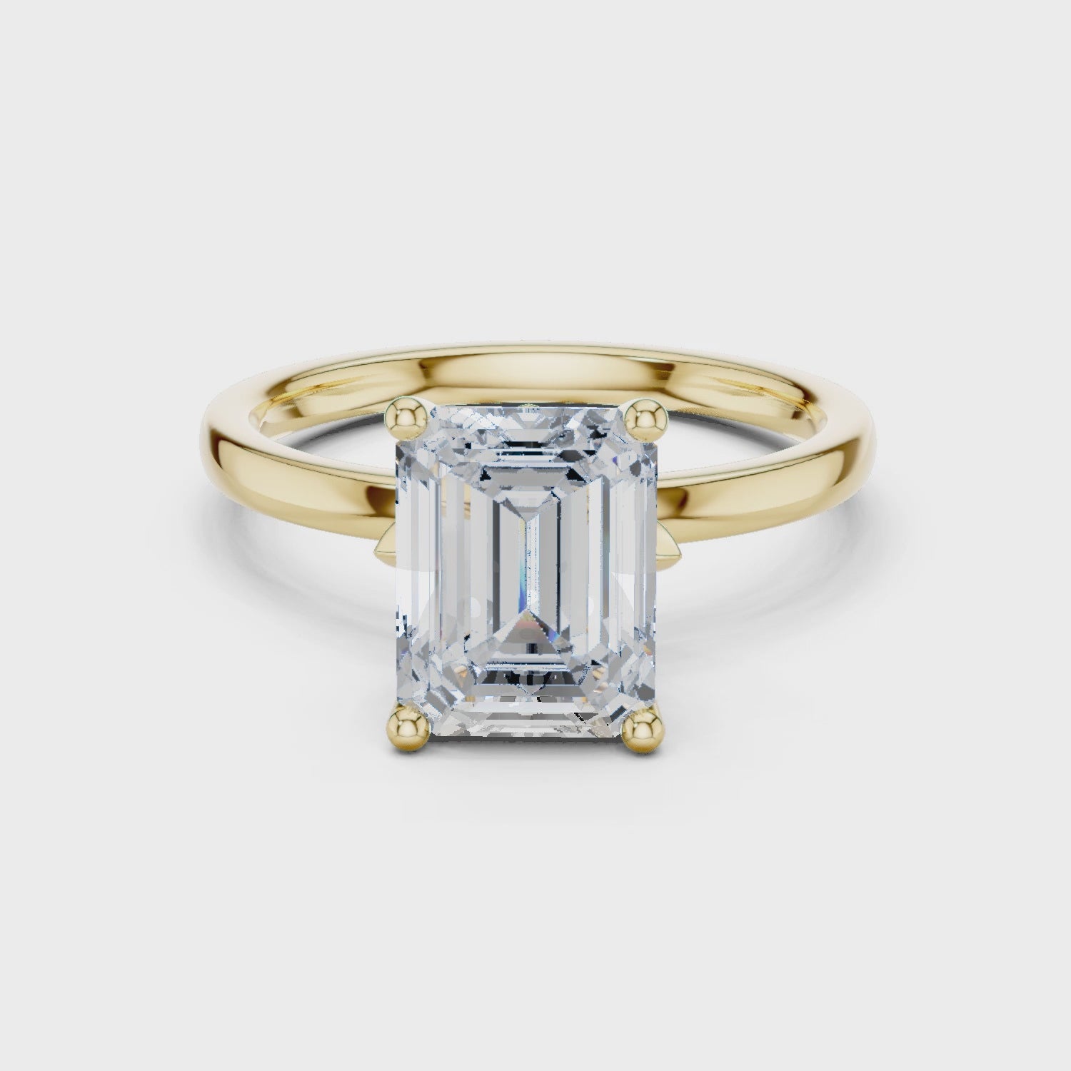 Nola Classic Emerald Diamond Ring