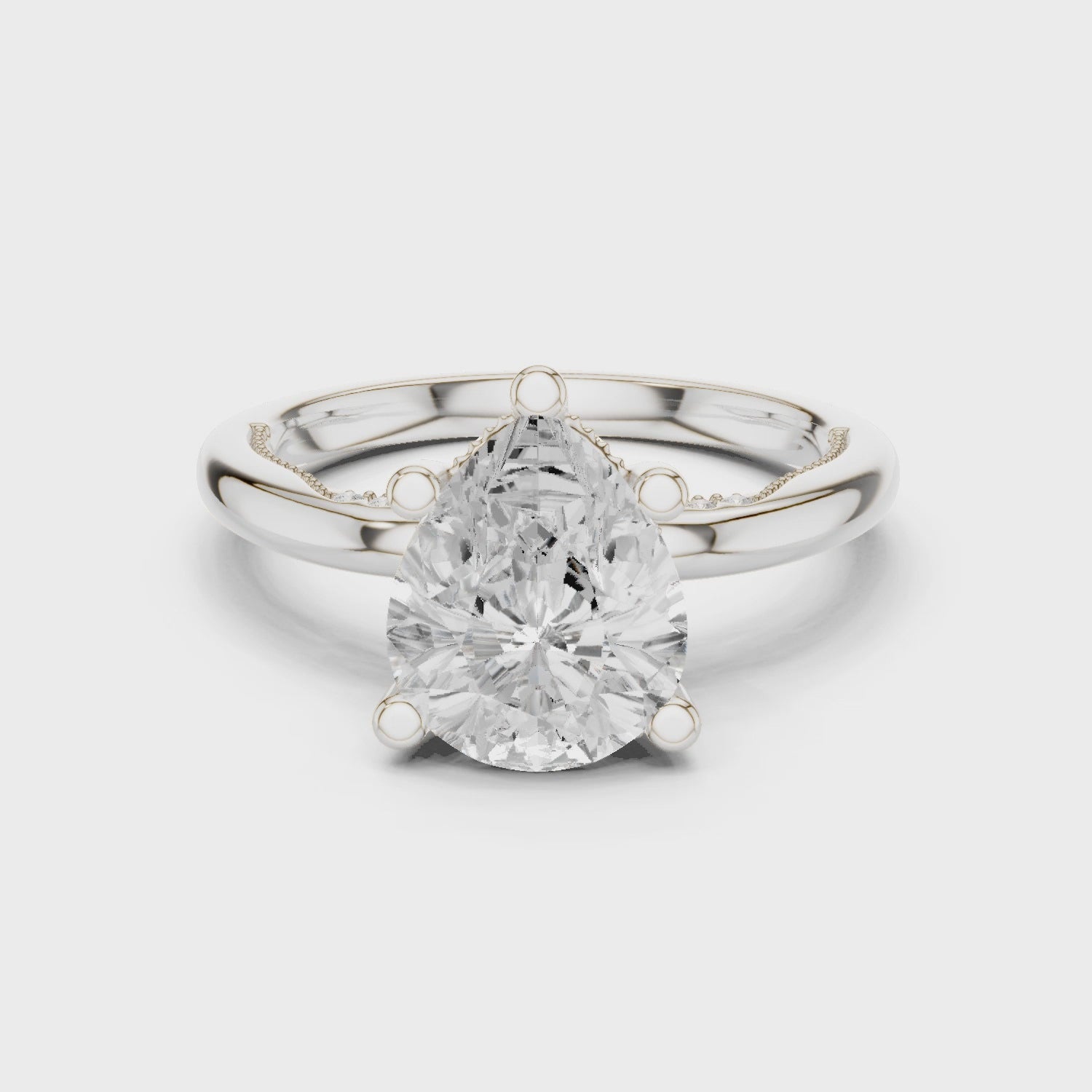 Lane Elara Pear Diamond Ring