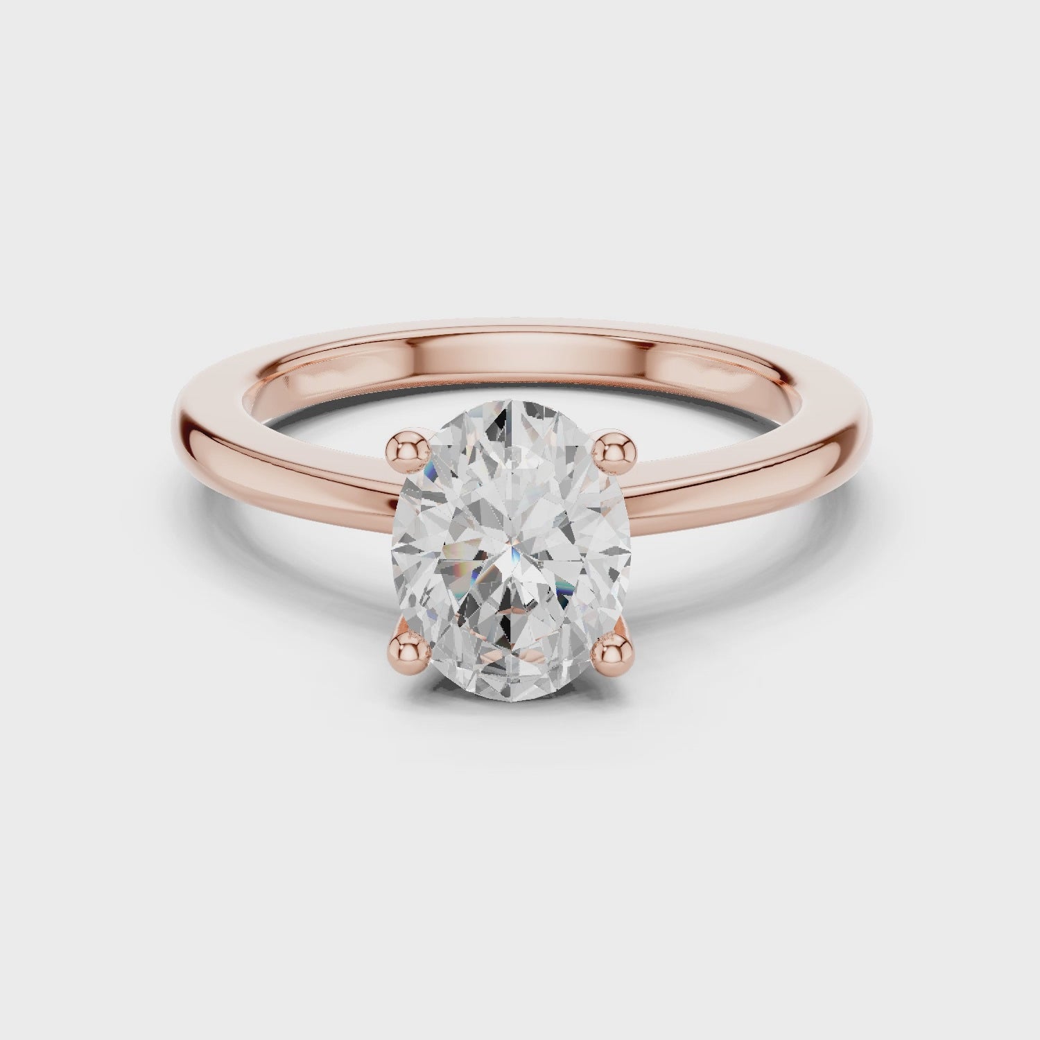 Celestial Oval Brilliance Diamond Ring