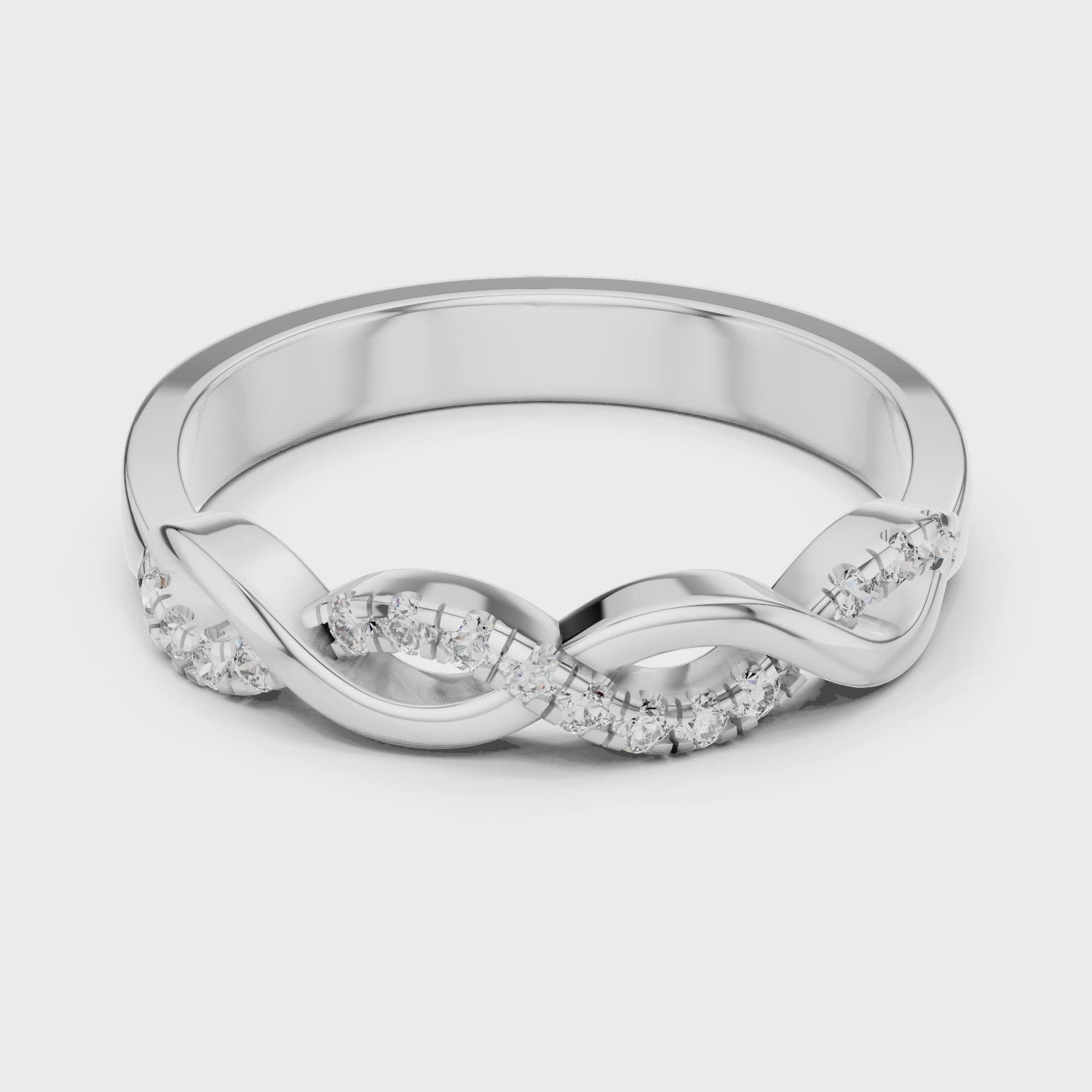 Eternal Wave Lab-Grown Diamond Band Ring