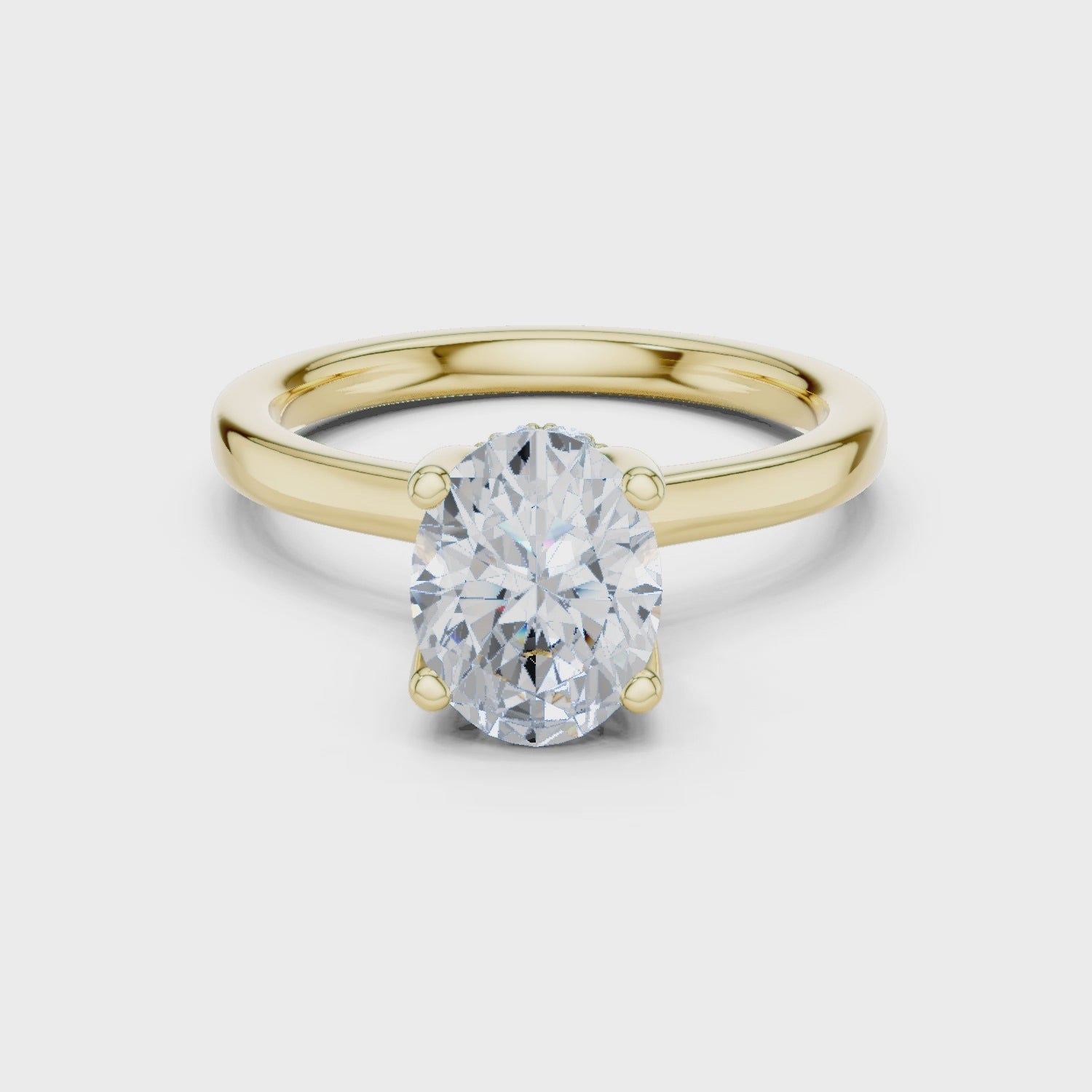 Odette Aurelia Oval Diamond Ring