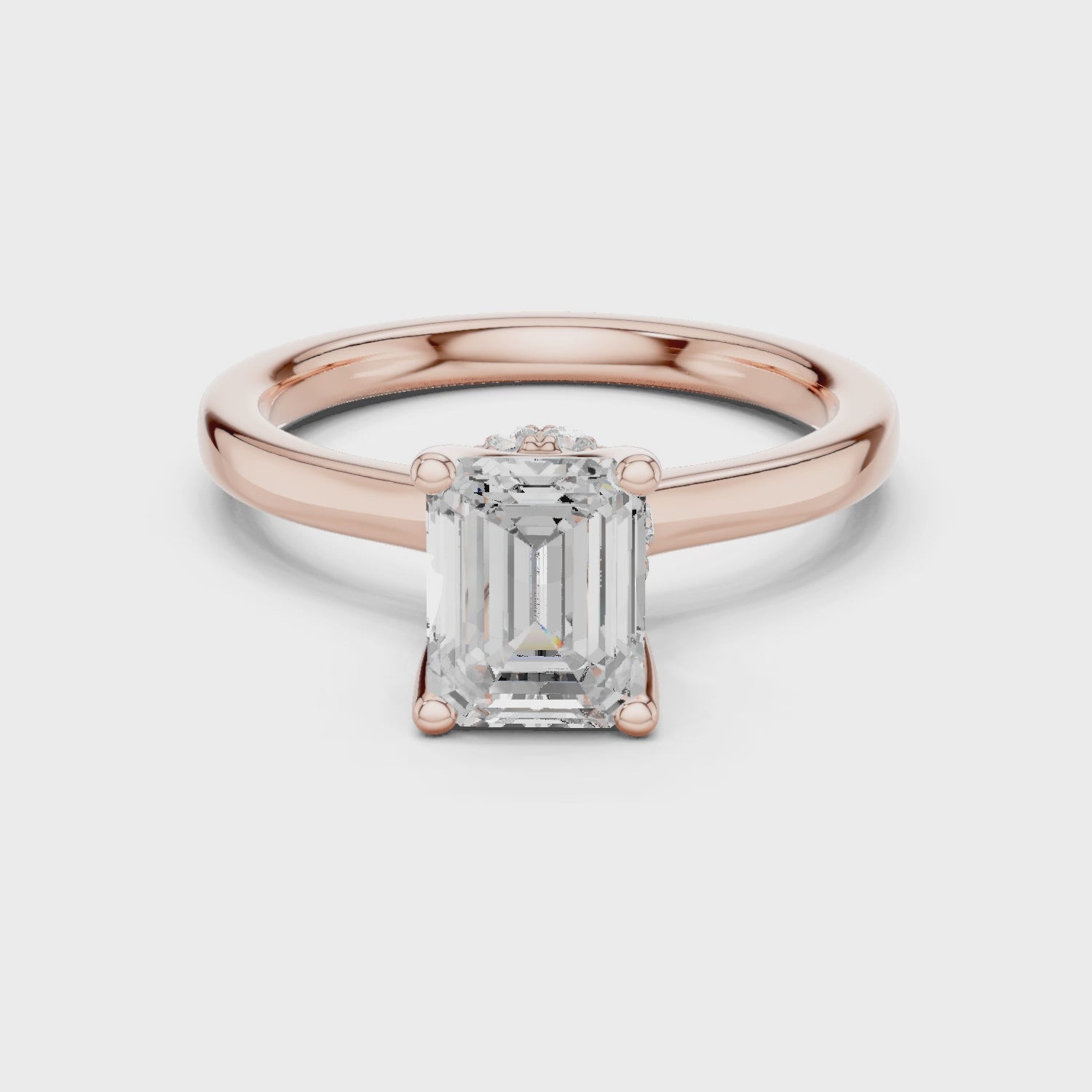 Arden Aurelia Emerald Diamond Ring