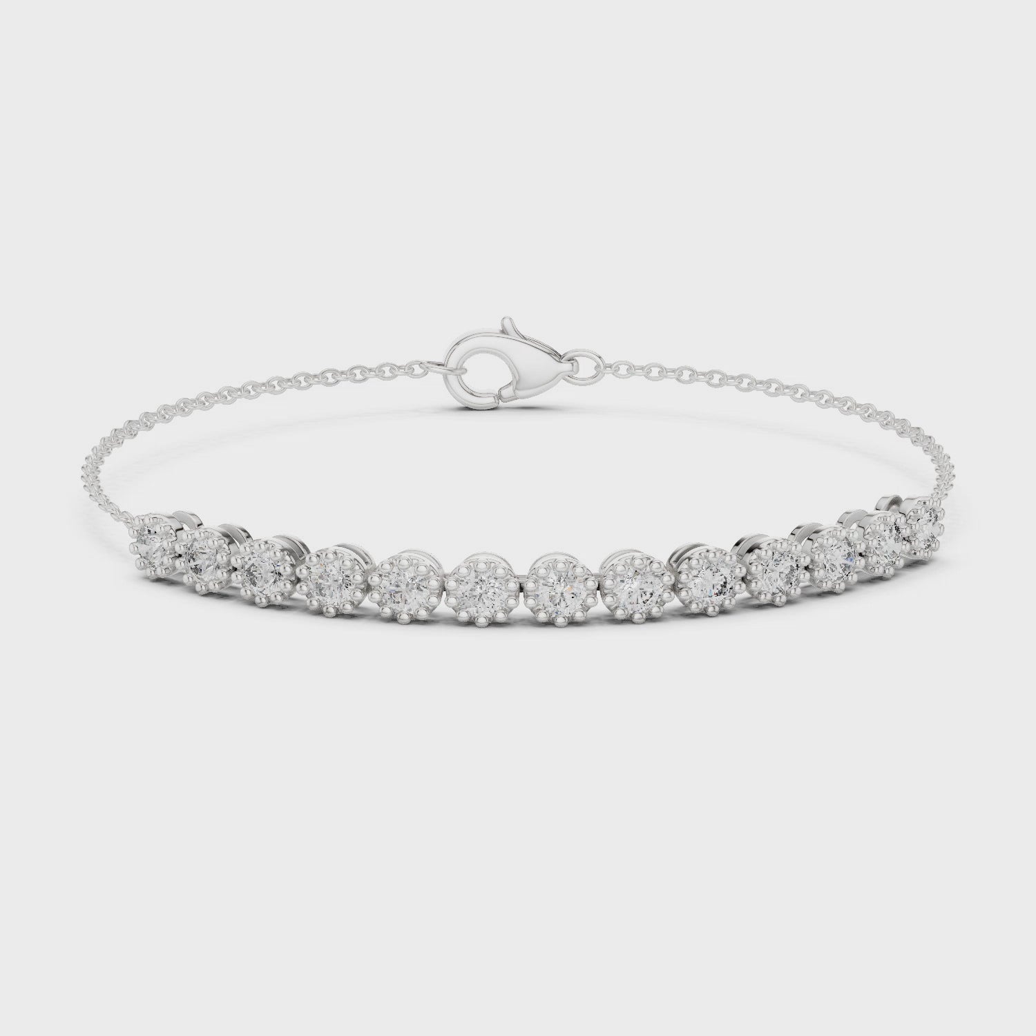 Diamond Adjustable Chain Bracelet