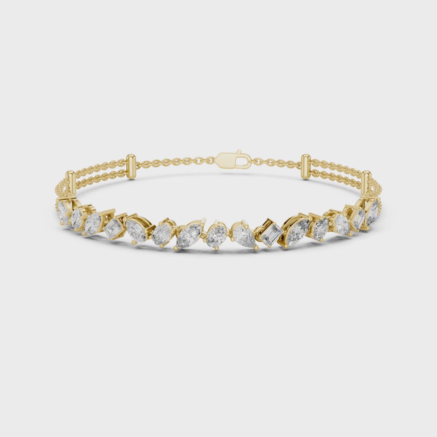 Luminous Harmony Diamond Chain Bracelet