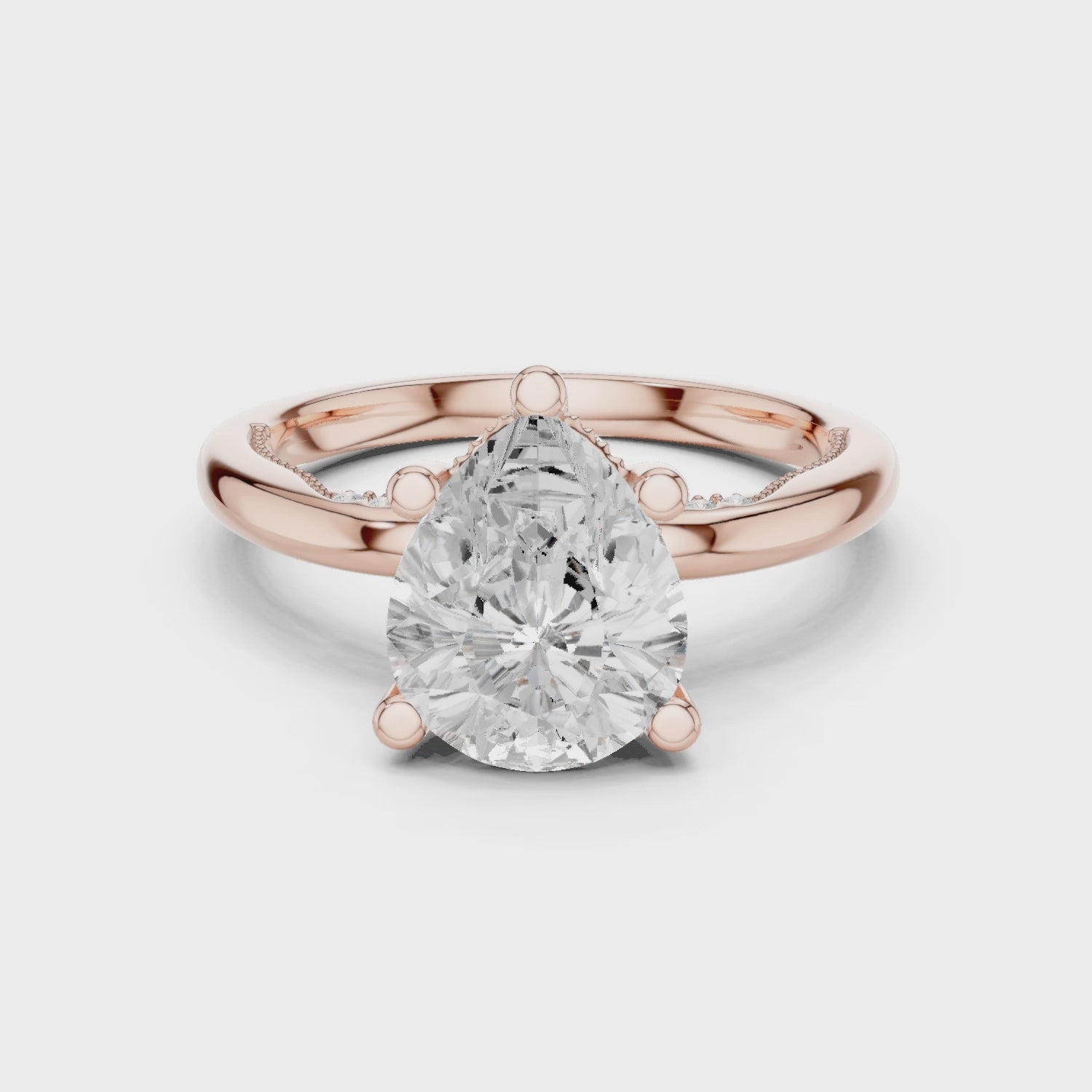 Lane Elara Pear Diamond Ring