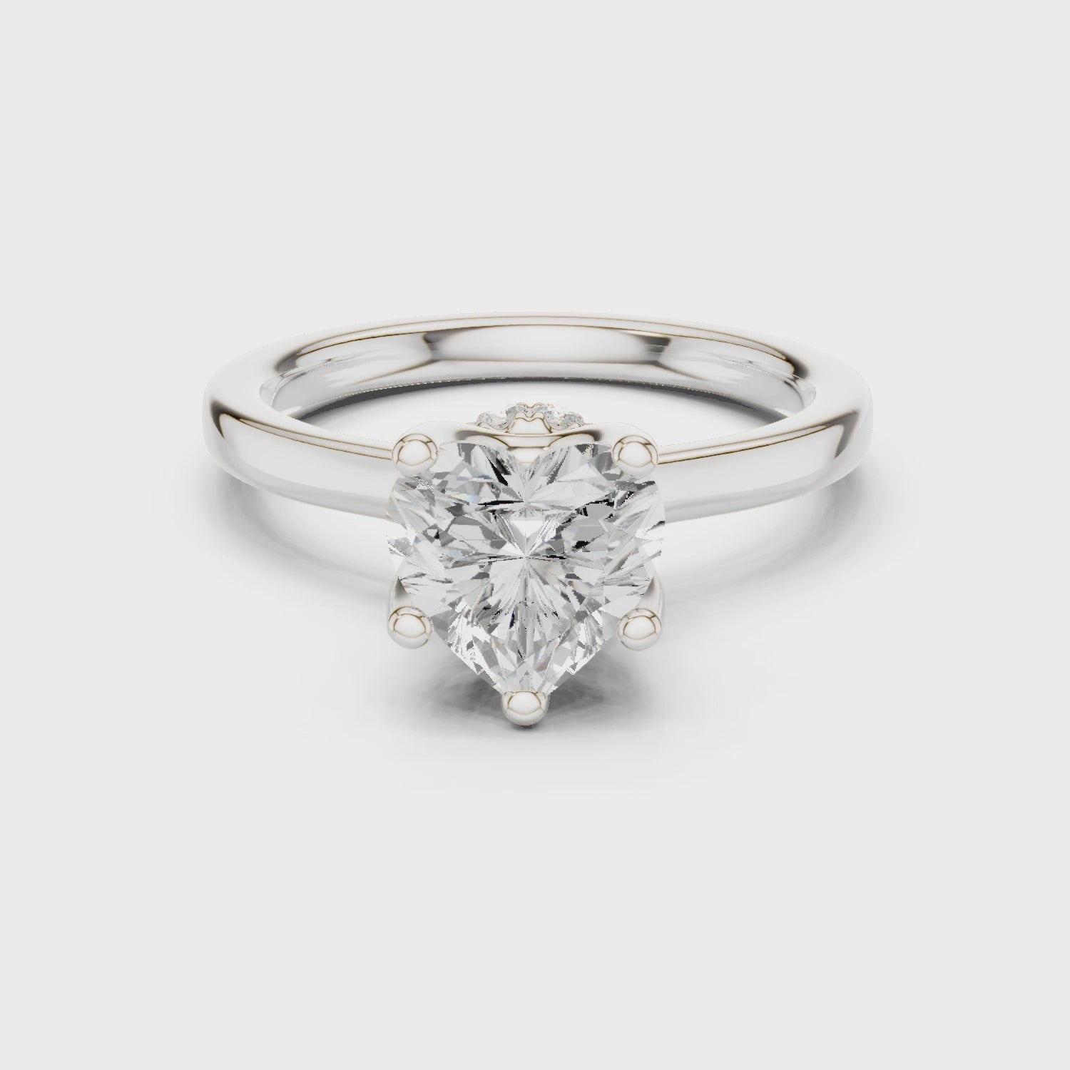 Calla Aurelia Heart Diamond Ring