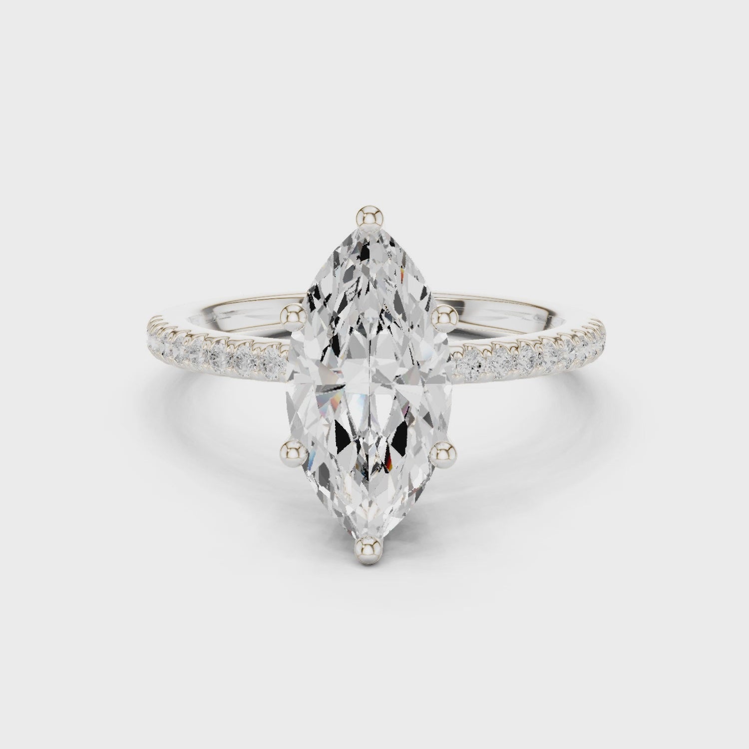 Phoenix Celestia Pavé Marquise Diamond Ring