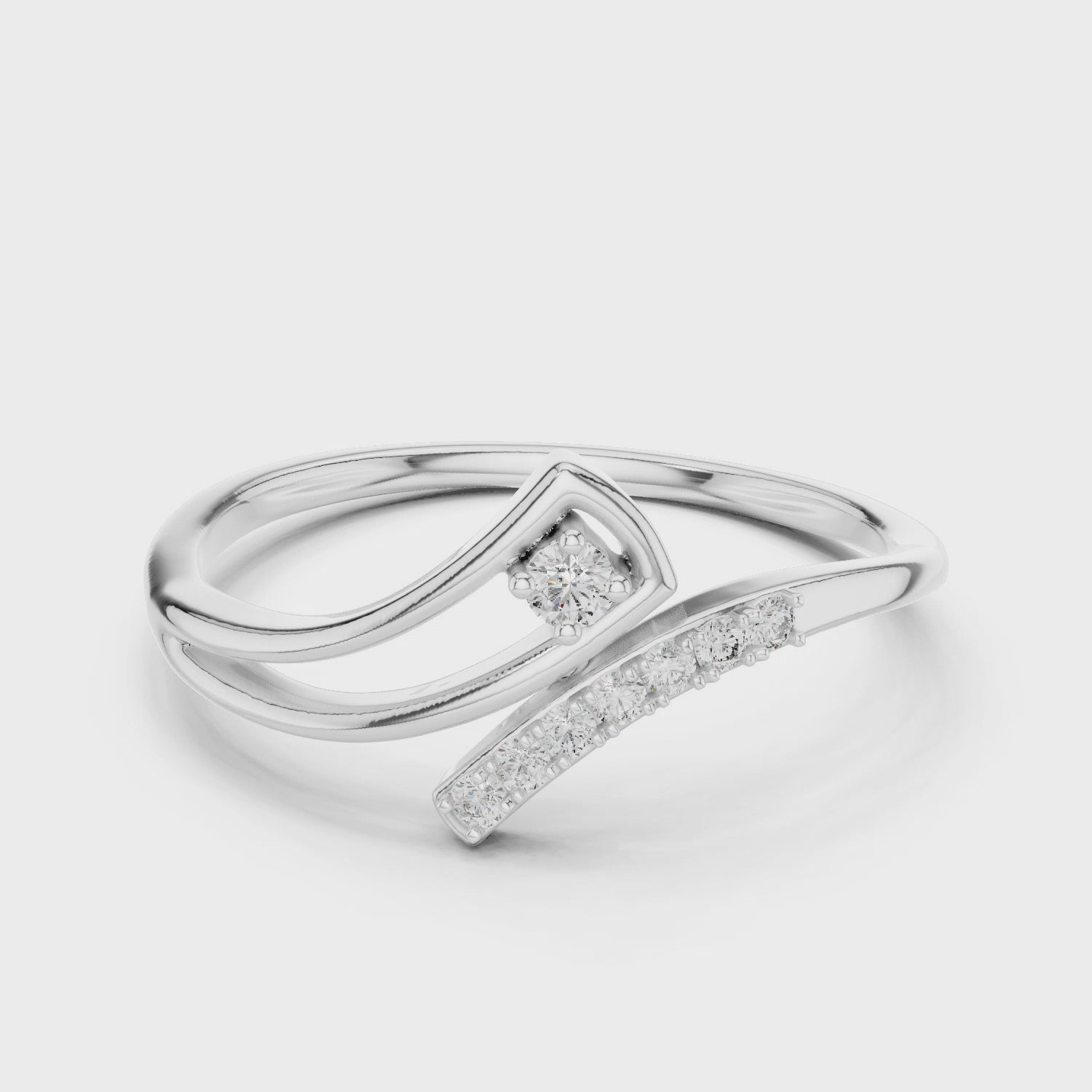 Twist Grace Lab-Grown Diamond Ring