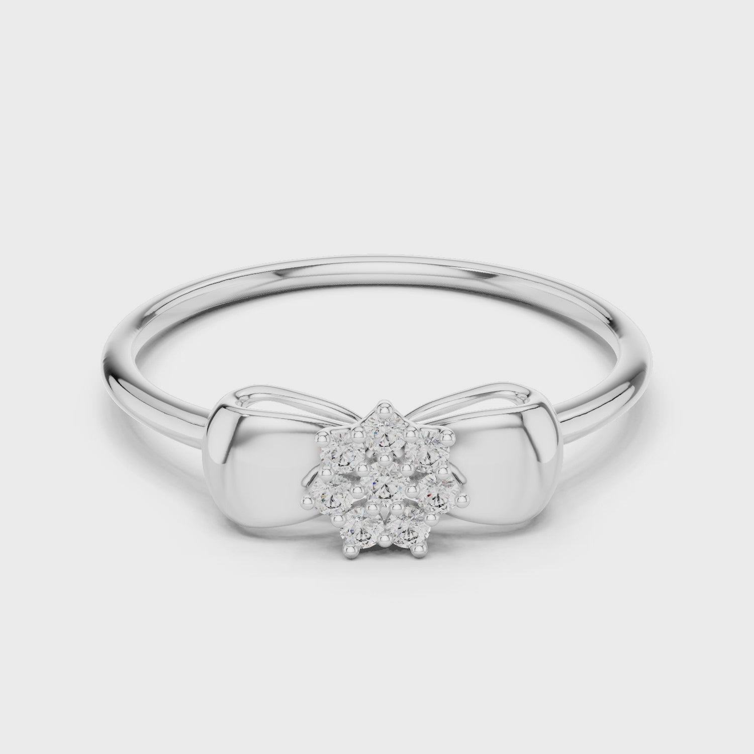 Bow Blossom Lab-Grown Diamond Ring