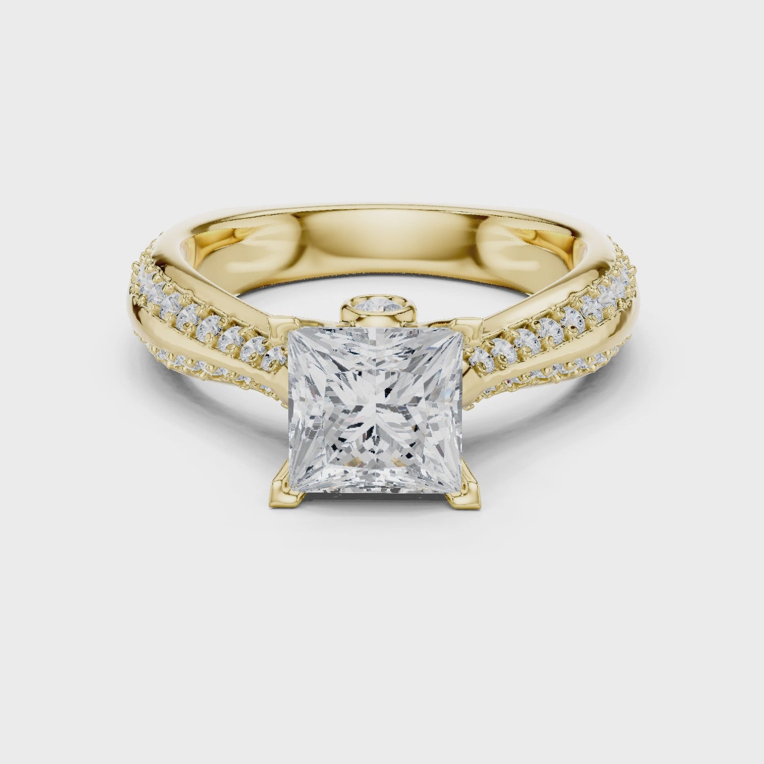Princess Cut Diamond Engagement Ring