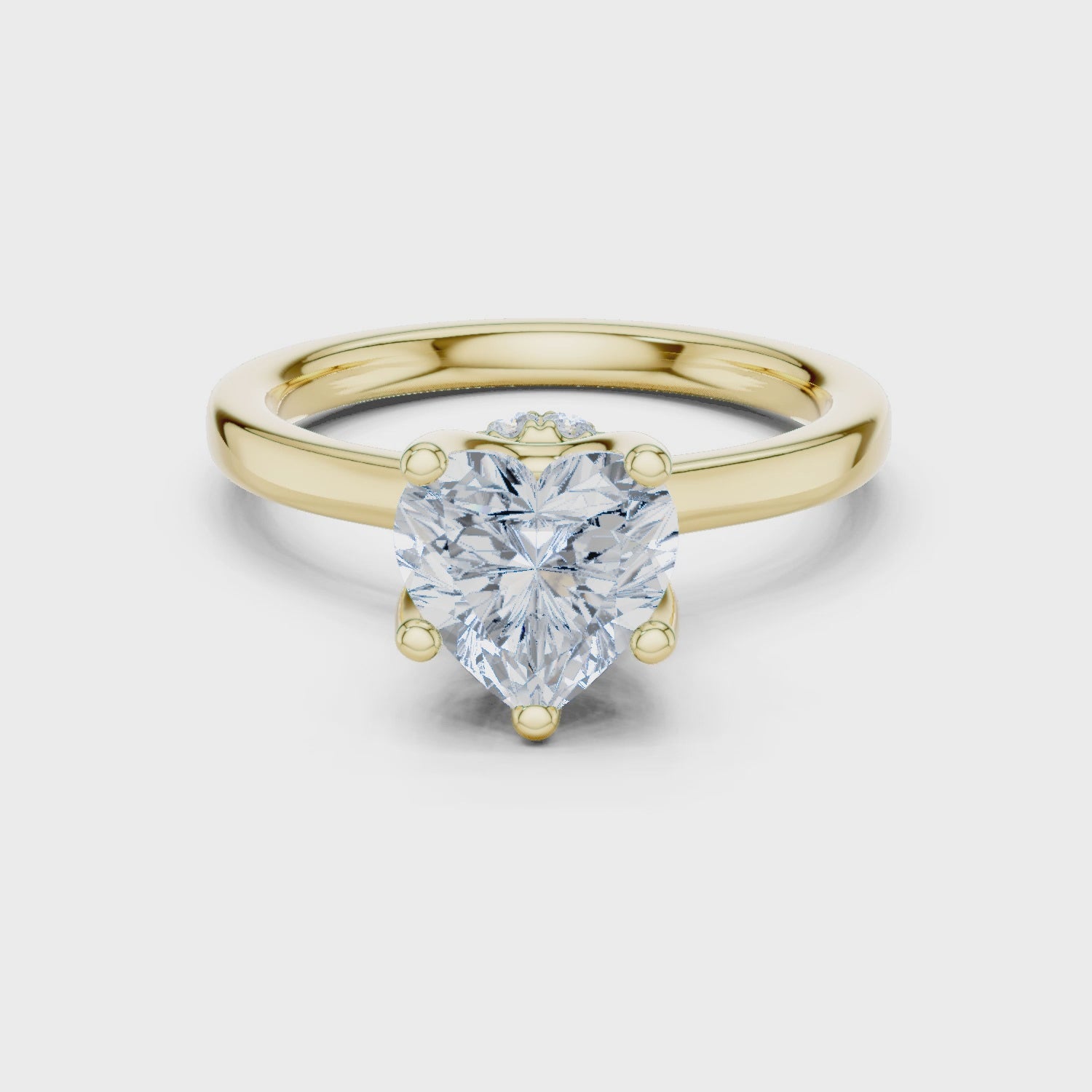 Calla Aurelia Heart Diamond Ring