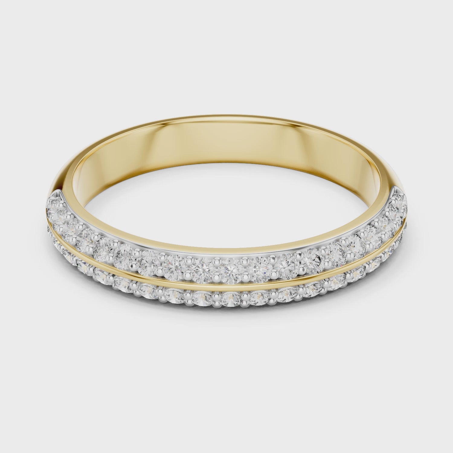Dual Radiance Lab-Grown Diamond Eternity Band