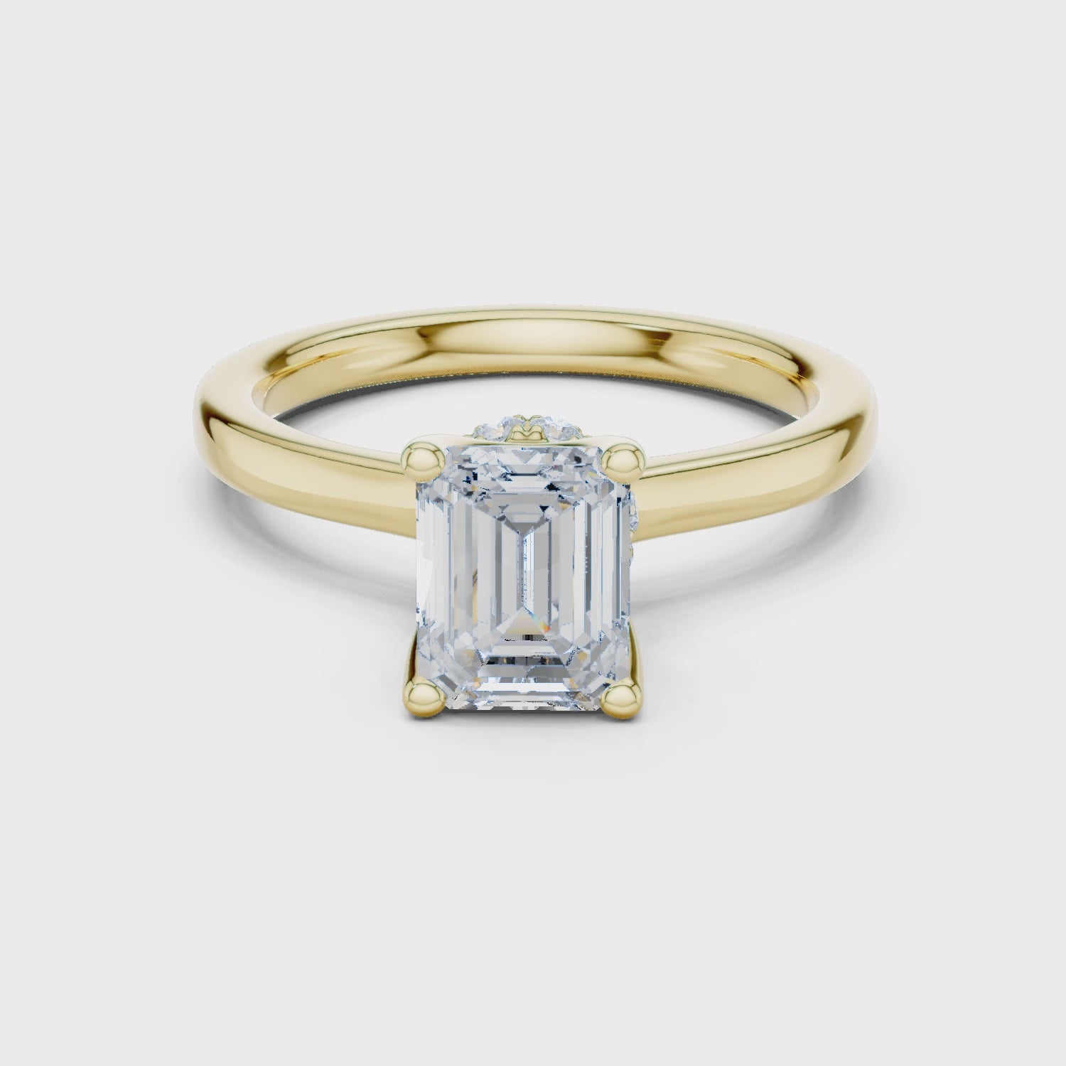 Arden Aurelia Emerald Diamond Ring