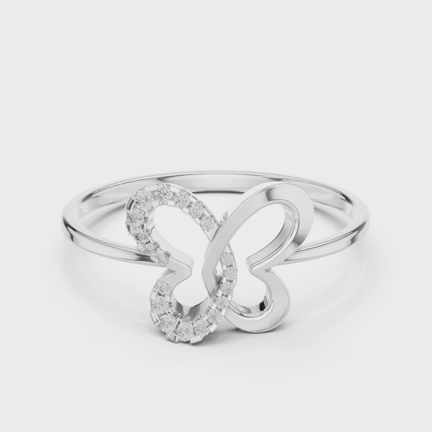 Flutter Grace Butterfly Diamond Ring