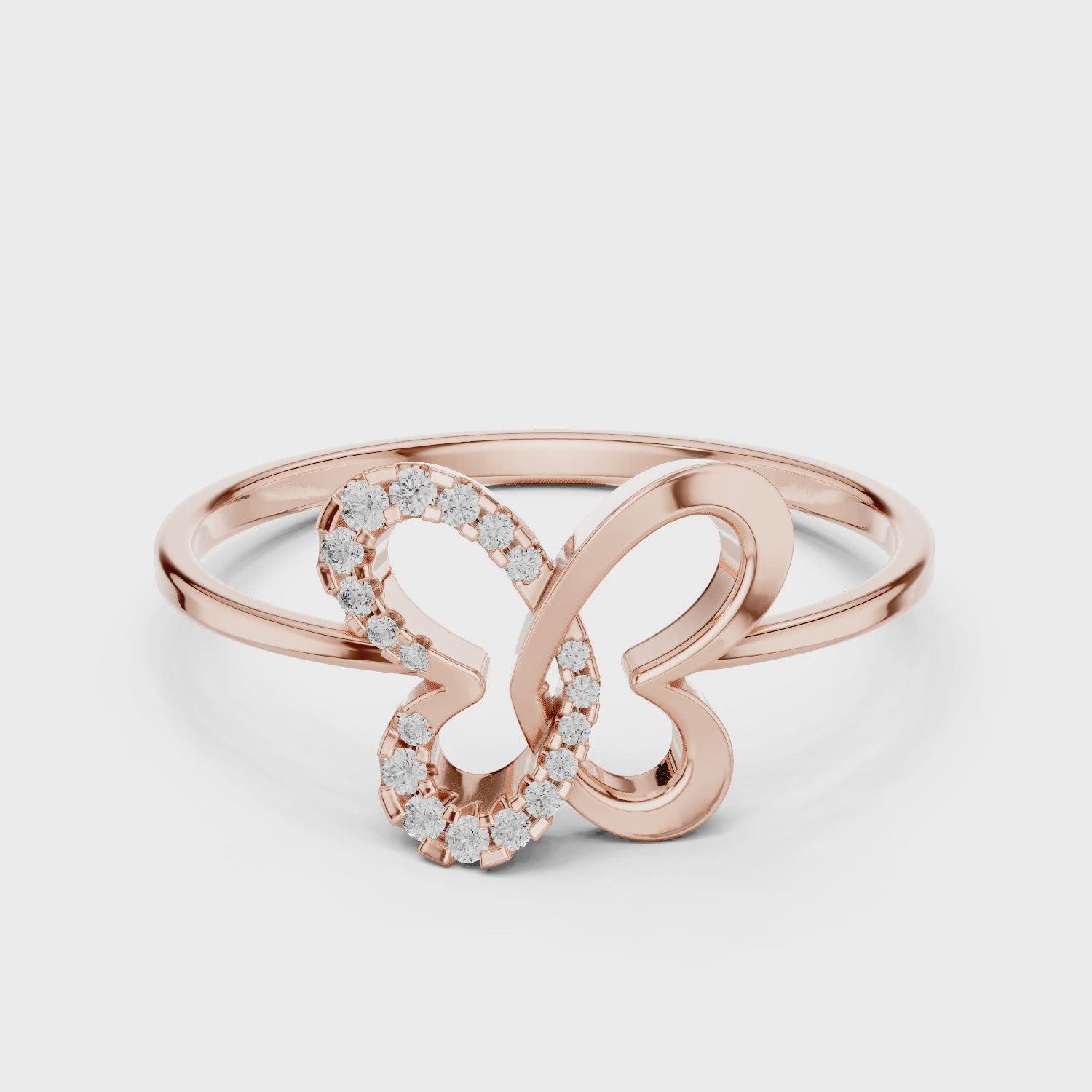 Flutter Grace Butterfly Diamond Ring