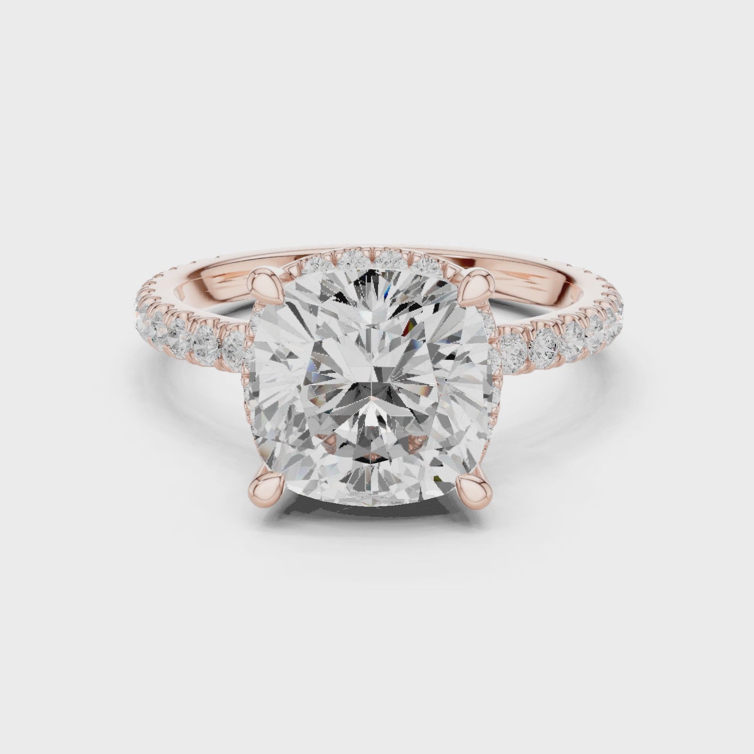 Penn Luminous Oval Solitaire Diamond Ring