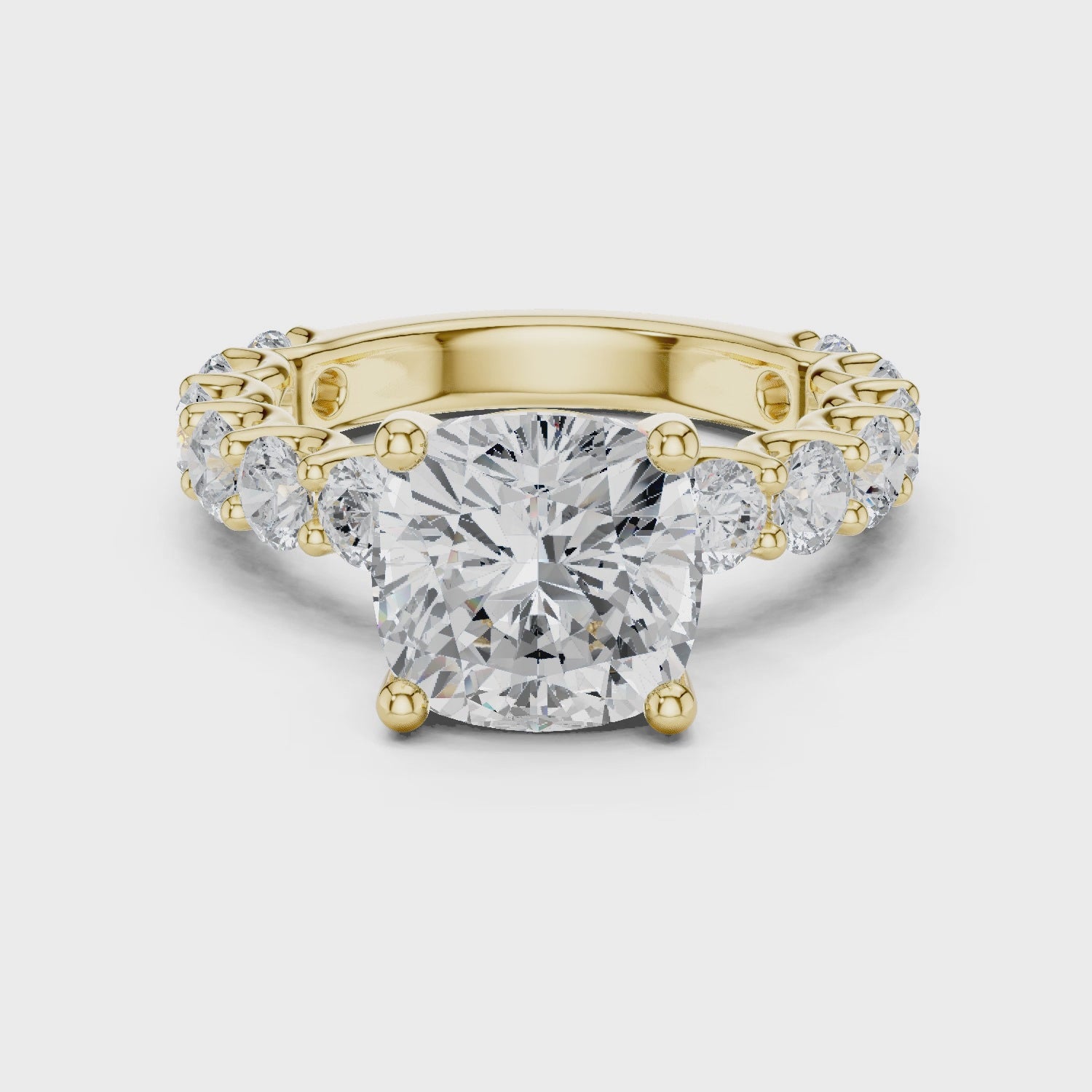 Lola Royal Halo Cushion Diamond Ring
